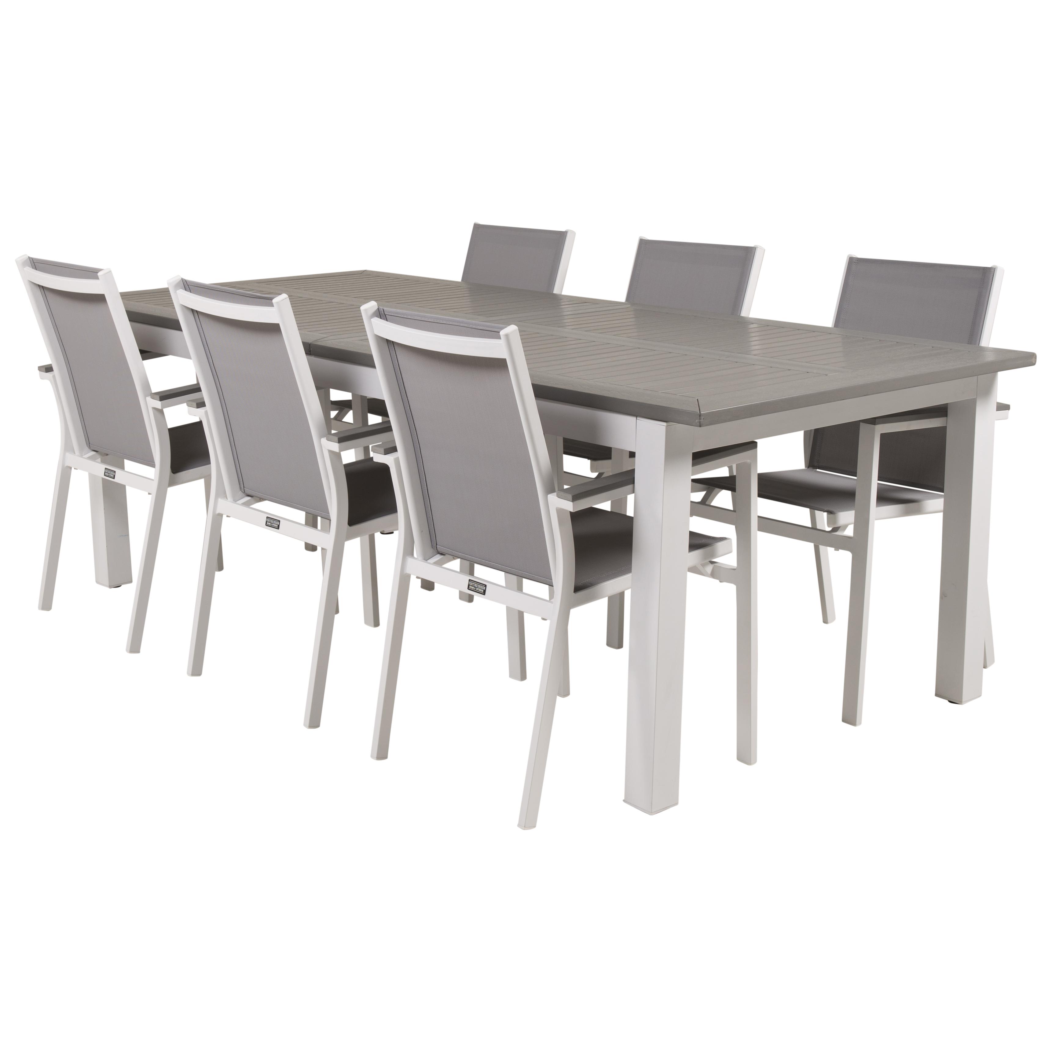 Matgrupp Venture Home Aleyna 224/324 med 6 Pincy Stolar