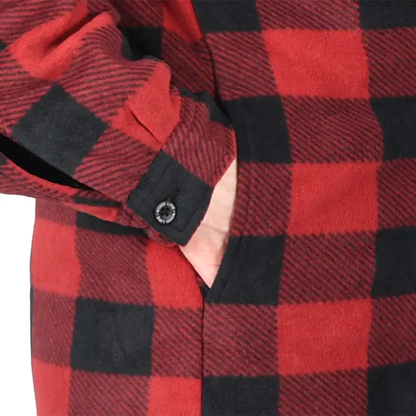 Woodline Fleecejacka Canada Röd XL Storlek: XL
