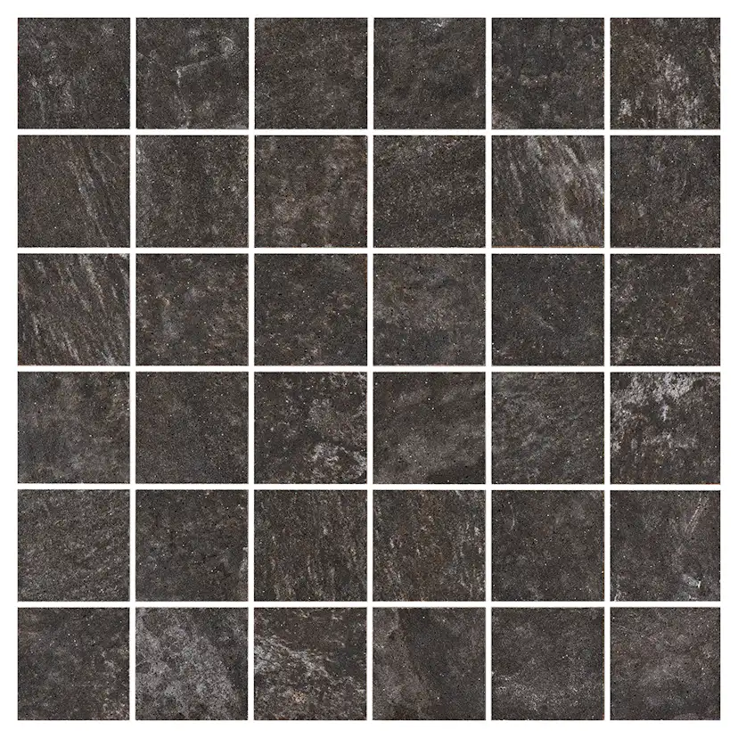 Klinker Bricmate D0505 Quartzit Black 5x5 cm