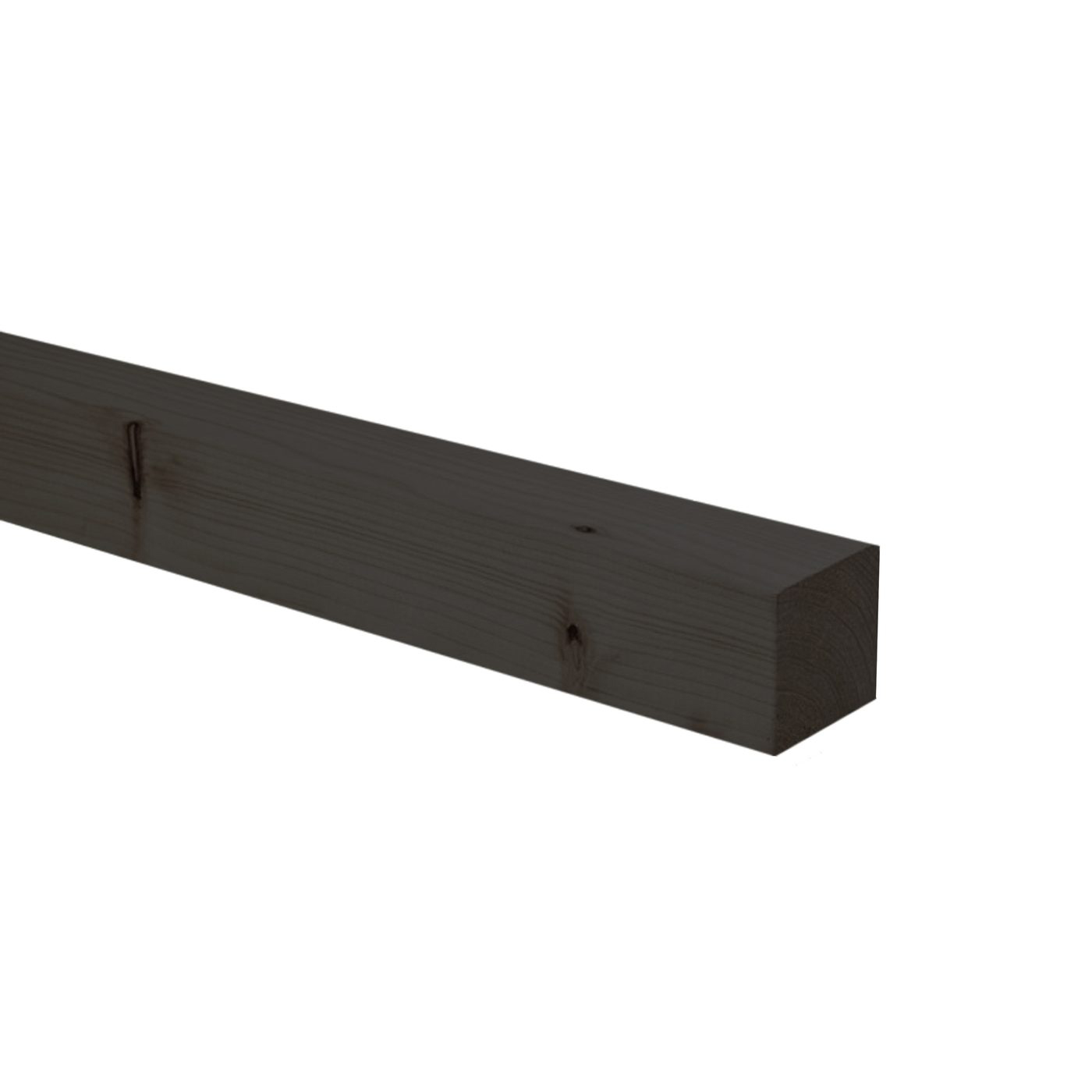 Staketstolpe Hortus NTR-A Svart 90x90x2400 mm