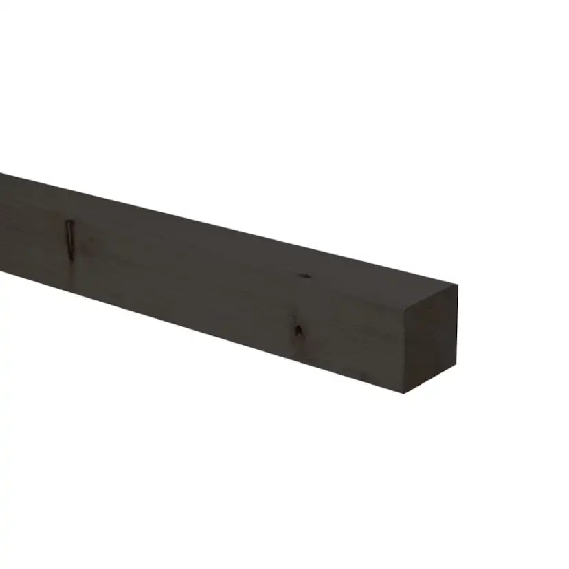 Staketstolpe Hortus NTR-A Svart 90x90x2400 mm