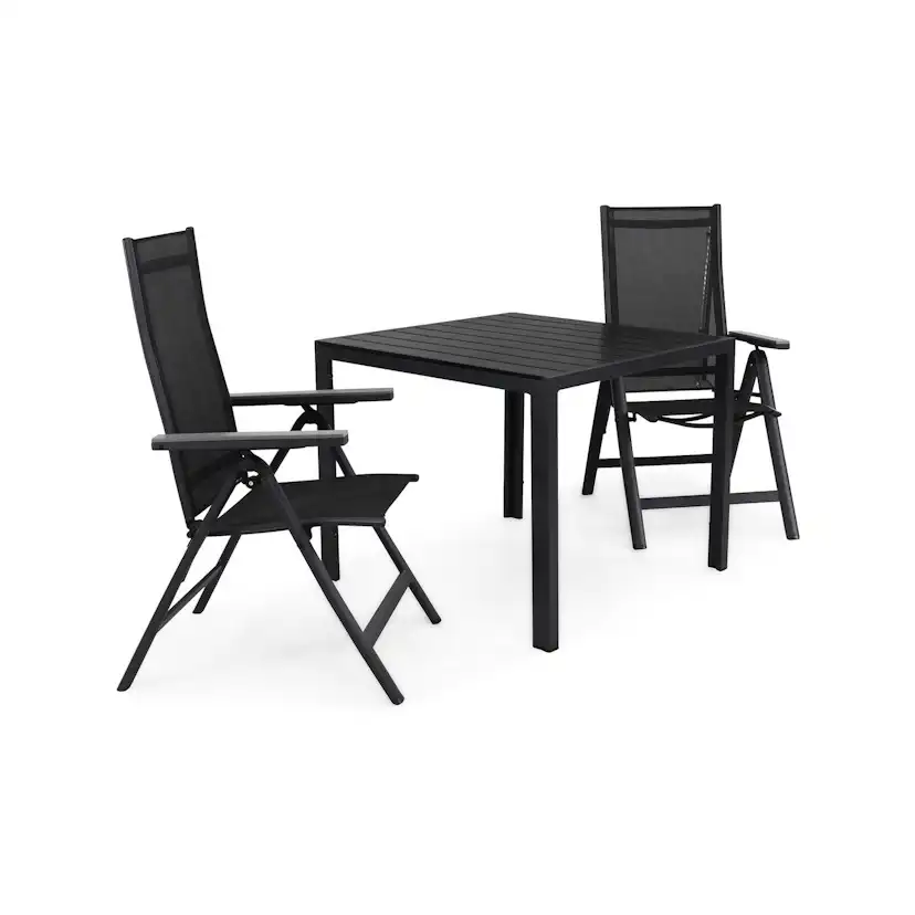 Matgrupp Comfort Garden Tunis Matgrupp Utomhus 90 med 2 Monaco Positionsstol
