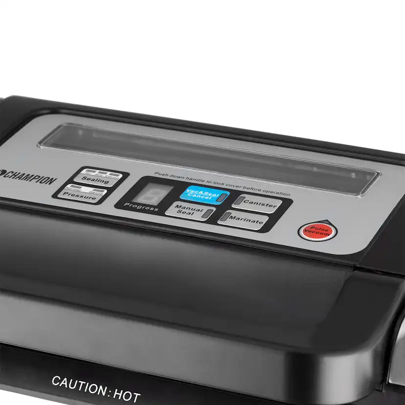 Vakuumförpackare Champion Pro 20L/min 130W VF410 Rostfri/Svart