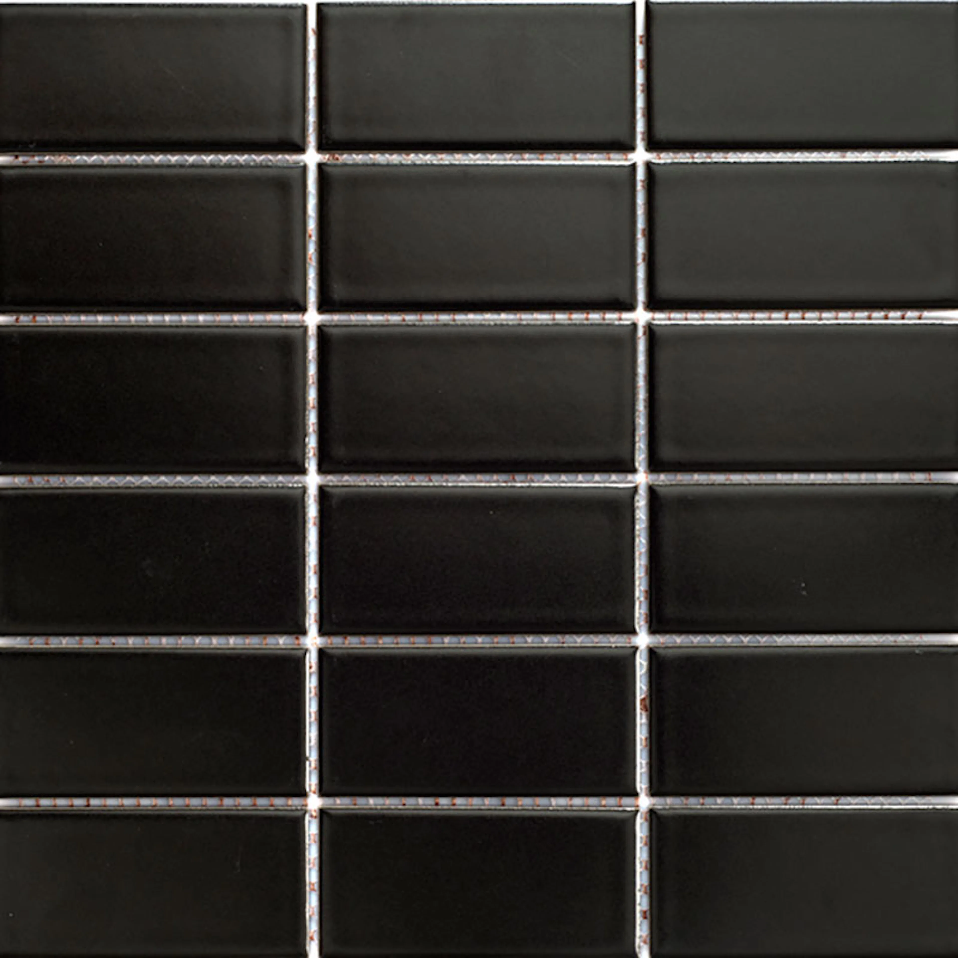 Klinkermosaik Arredo Titan Svart Matt 5x10 cm