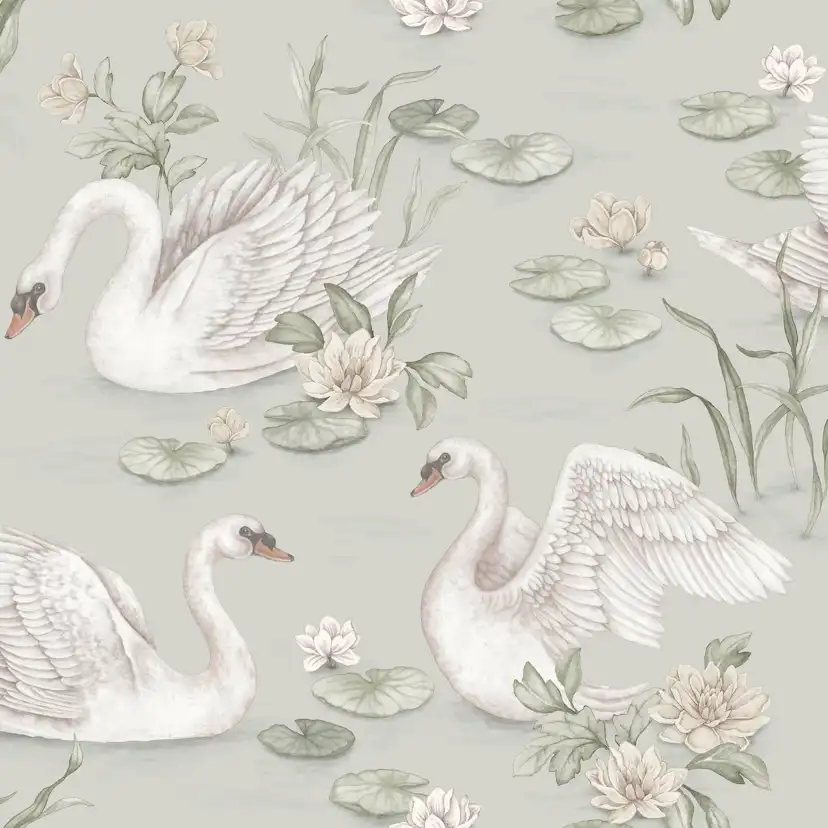 Tapet Boråstapeter Lily Swan 6925