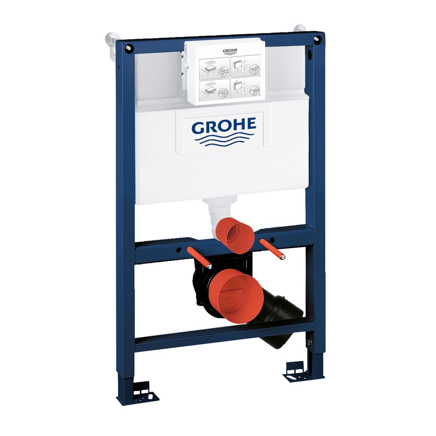 Vägghängd Toalettstol Grohe Euro Ceramic 39206 Komplett