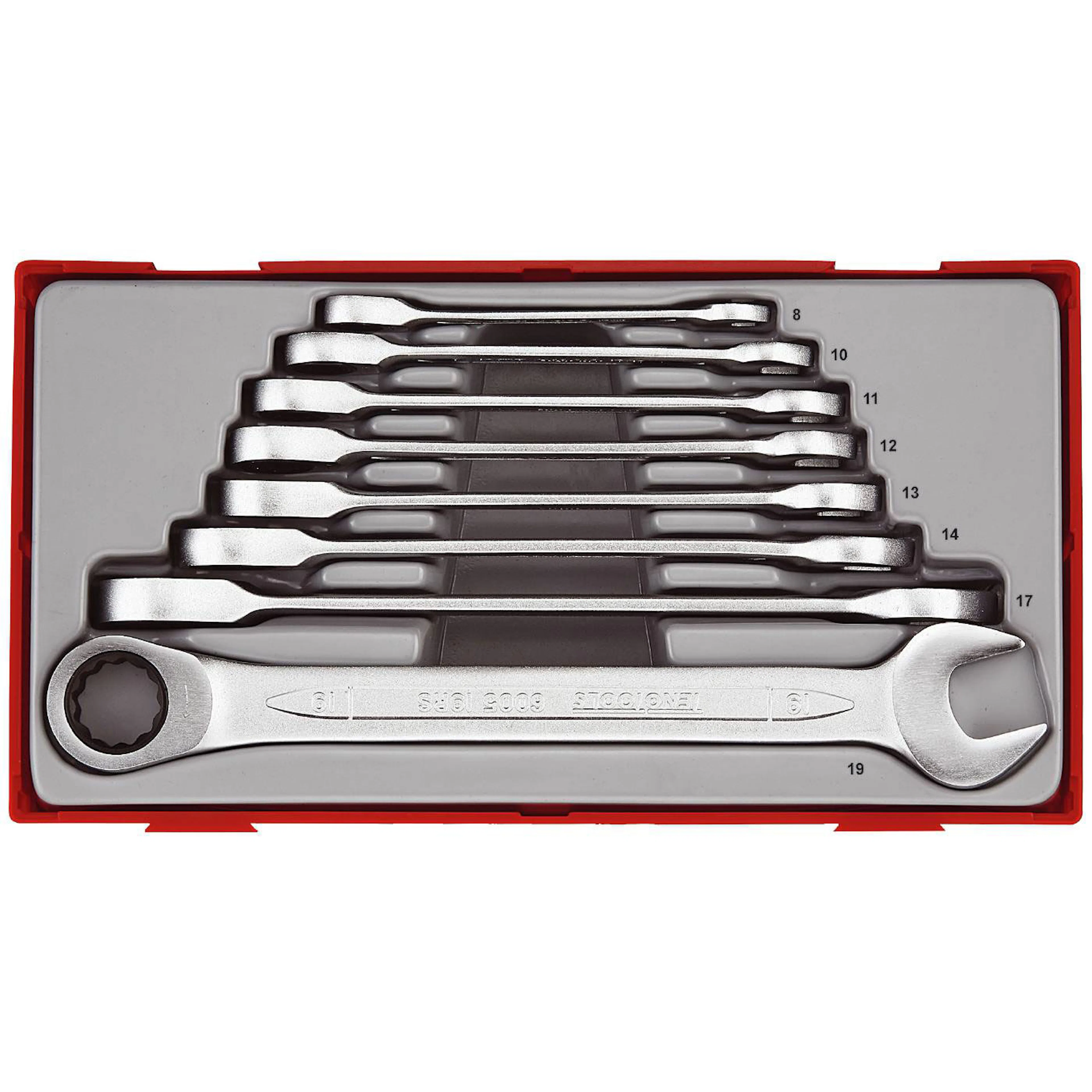 U-ringspärrnyckelsats 8 delar Teng Tools TT6508RS