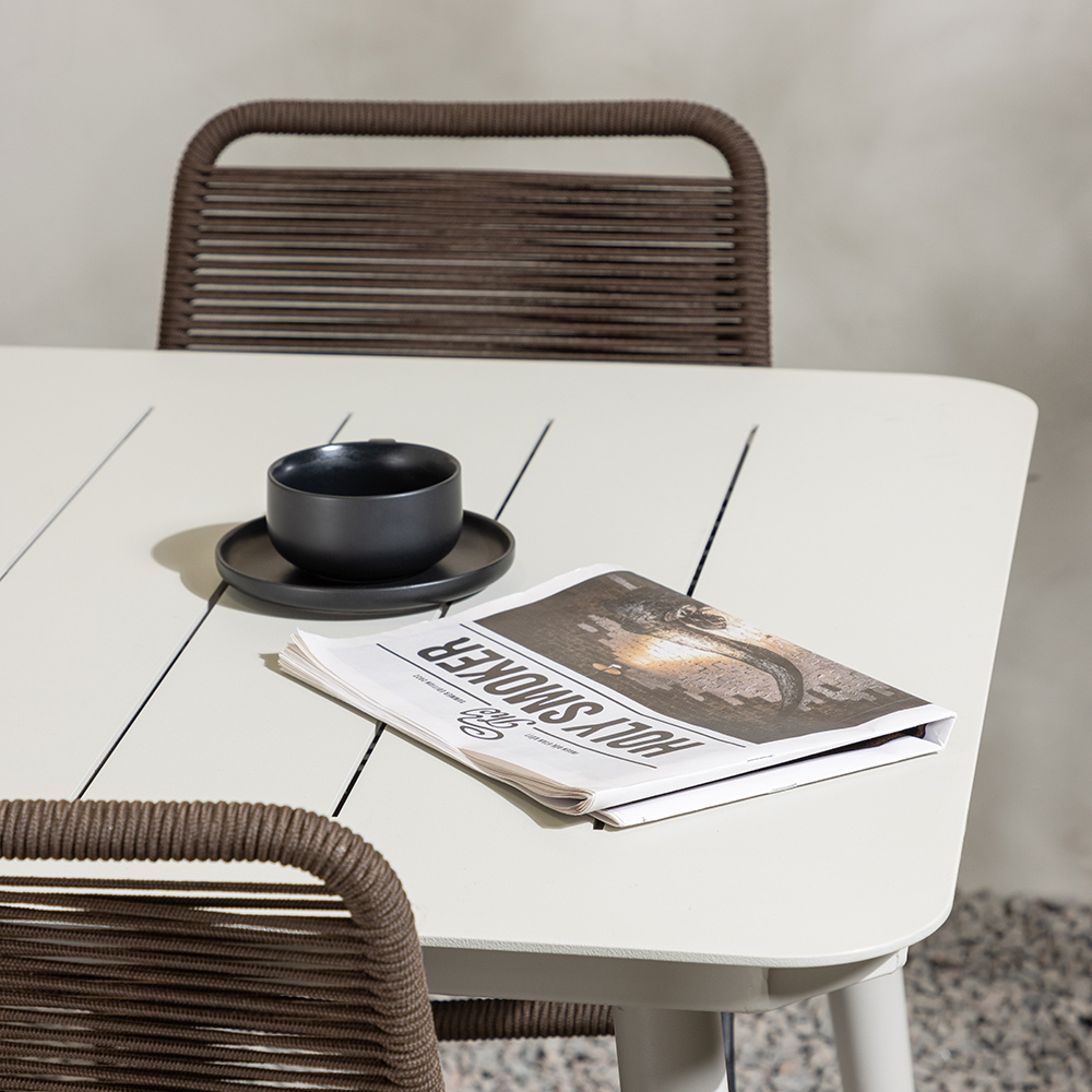 Matgrupp Venture Home Lina Bord med 6 Lindos Stolar