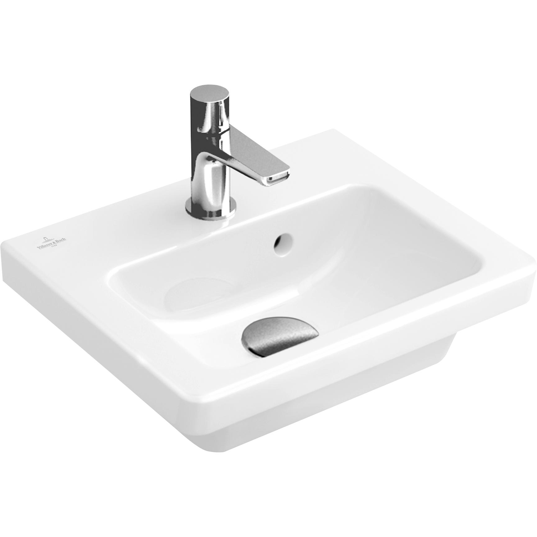 Tvättställ Villeroy & Boch Subway 2.0 Rektangulärt Med Bräddavlopp