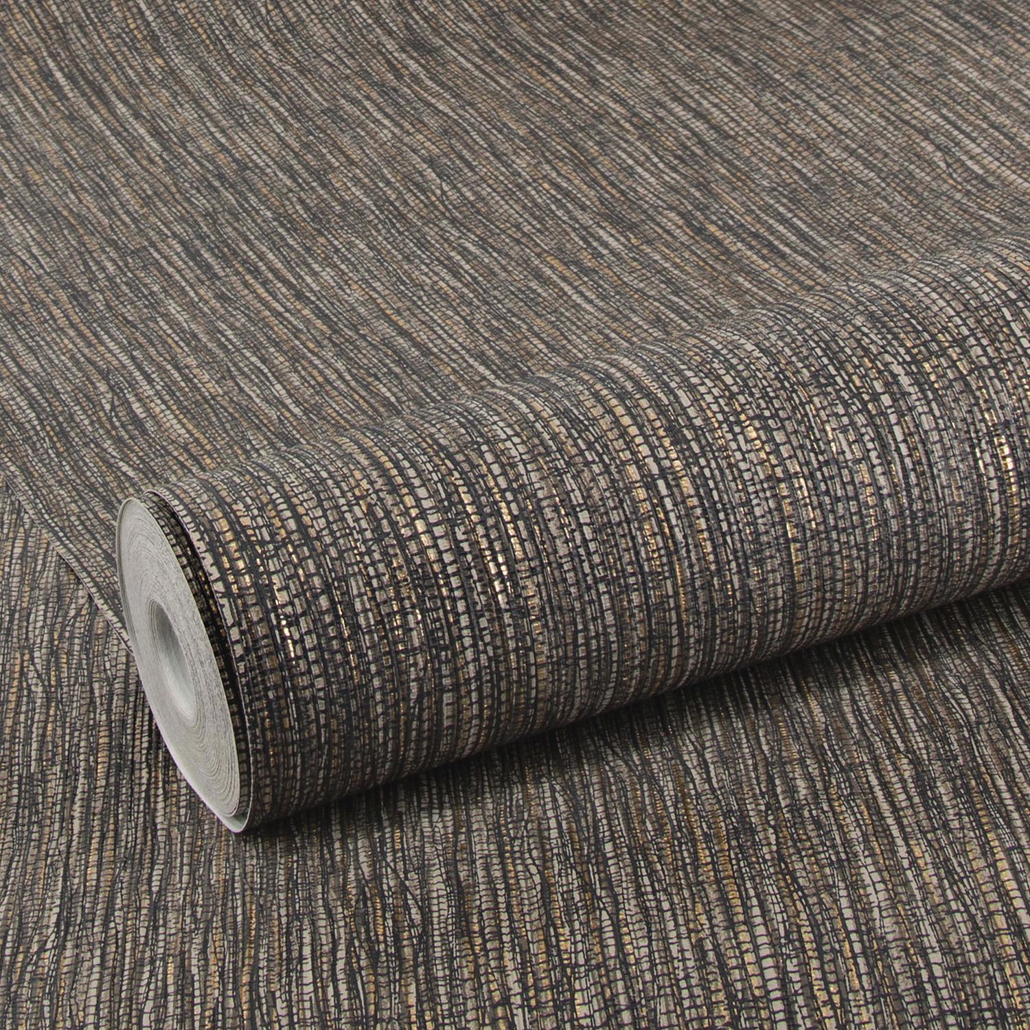 Tapet Sublime Grass Brun Gold