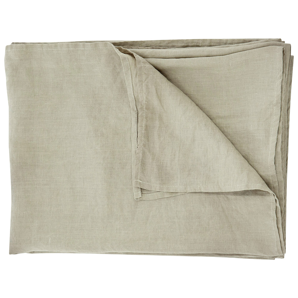 Milo Bedspread Linen Beige 260x260 cm Färg: Beige, Mått: 260x260 cm