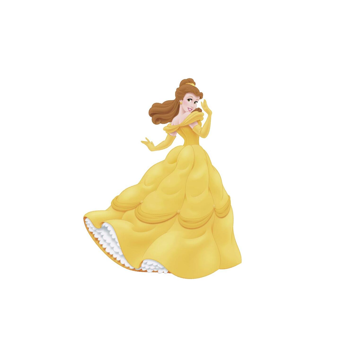 Väggdekor RoomMates Disney Prinsessan Belle med Bling