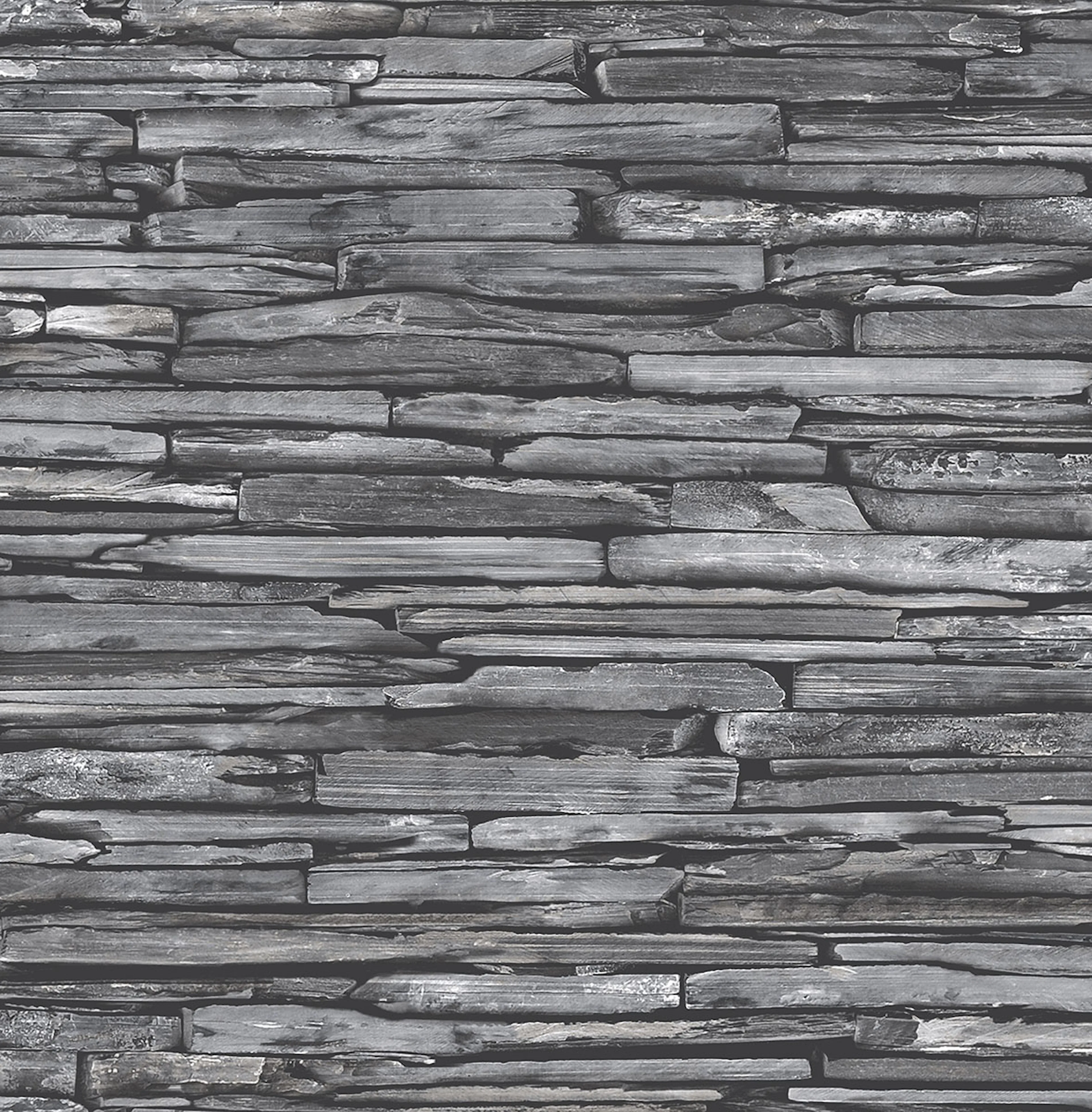 Tapet A Street Prints Stacked Slate FD22352