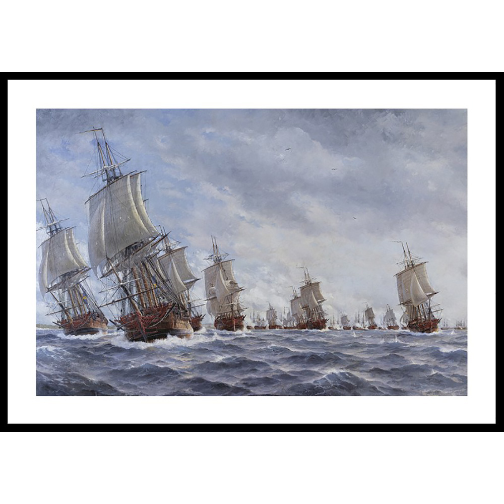 Poster Gallerix Naval Battle By Jacob Hagg