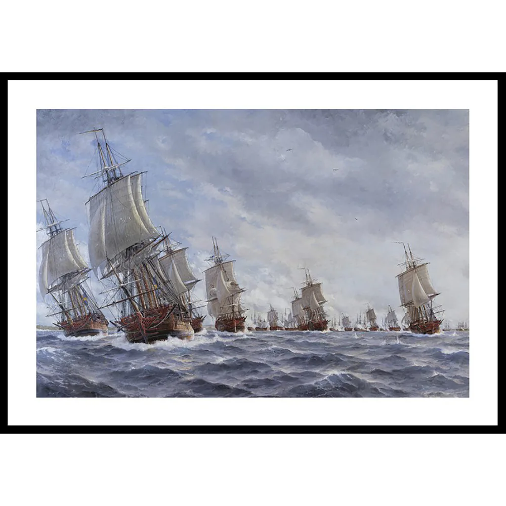 Poster Gallerix Naval Battle By Jacob Hagg