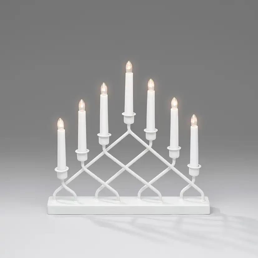 Adventsljusstake Gnosjö Konstsmide 7L Kryss