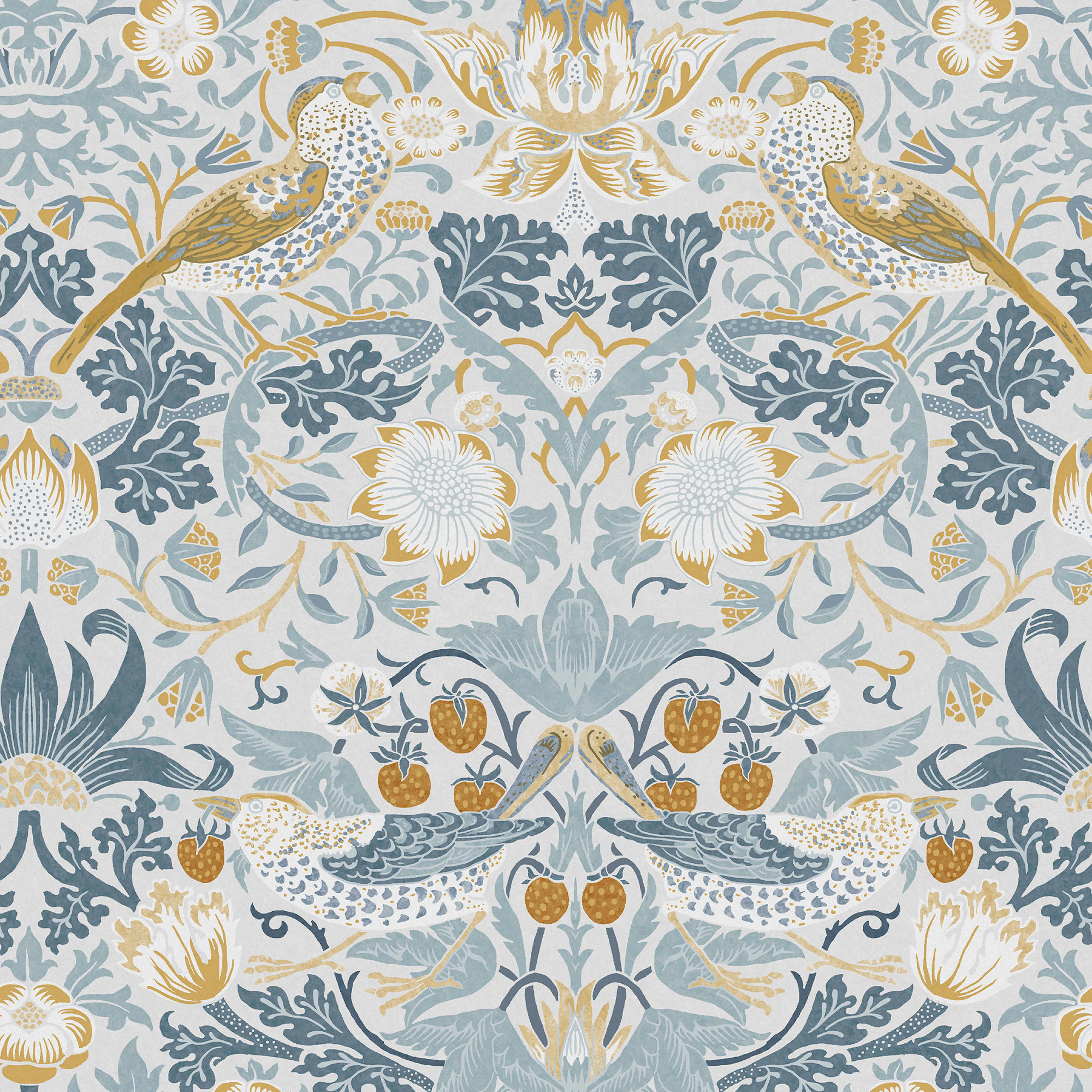 Tapet William Morris At Home Strawberry Thief 124232