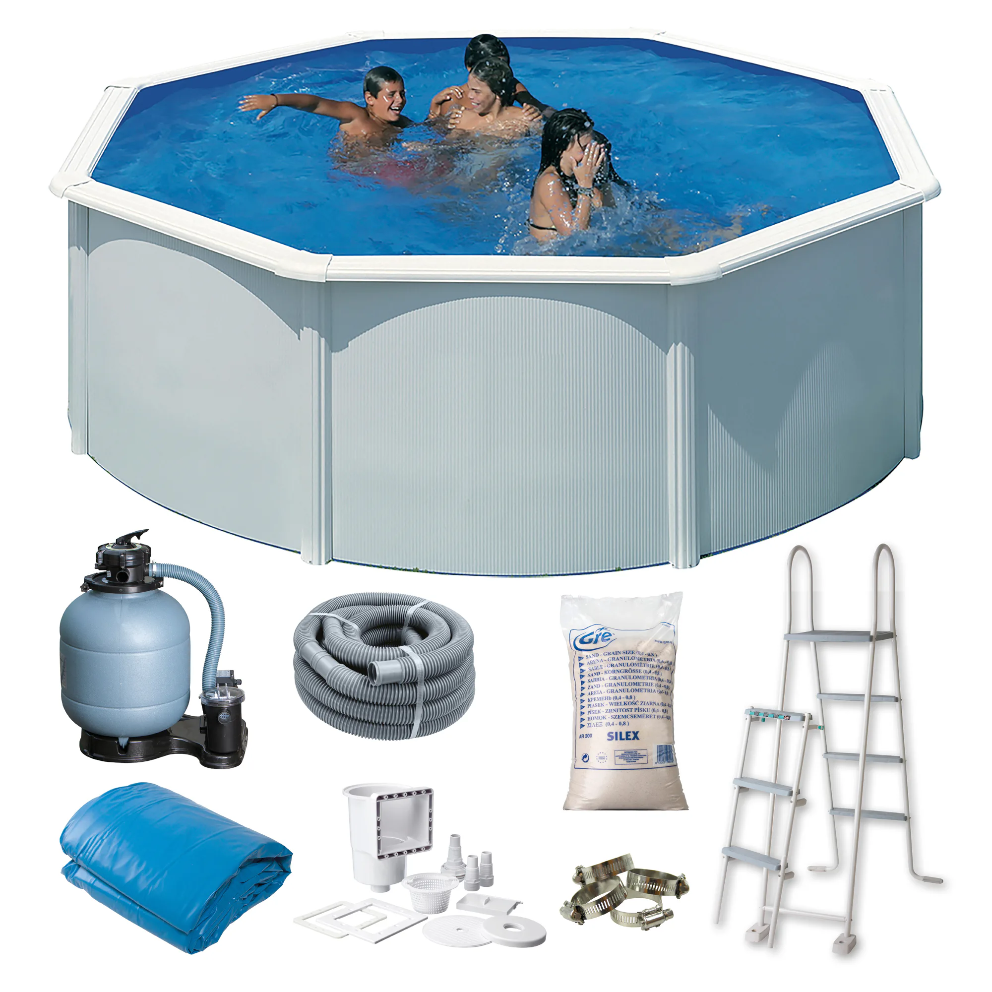 Poolpaket Swim & Fun Basic Pool Rund