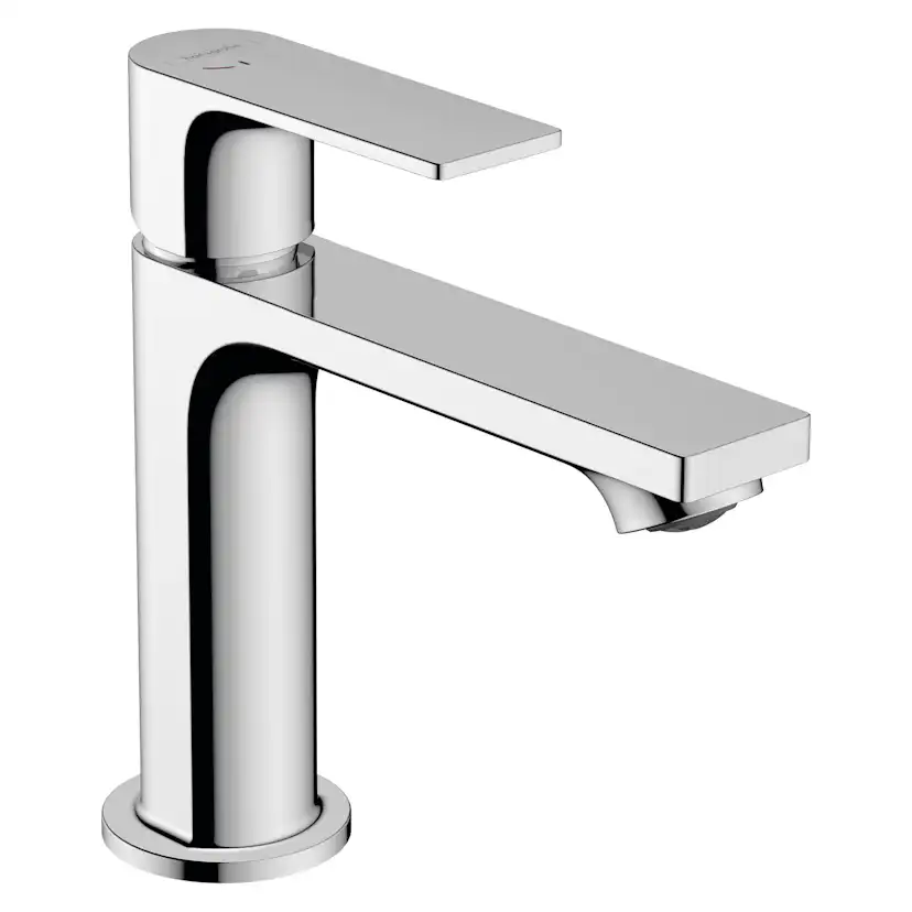 Tvättställsblandare Hansgrohe Rebris E 1-grepps 110 CoolStart utan Bottenventil