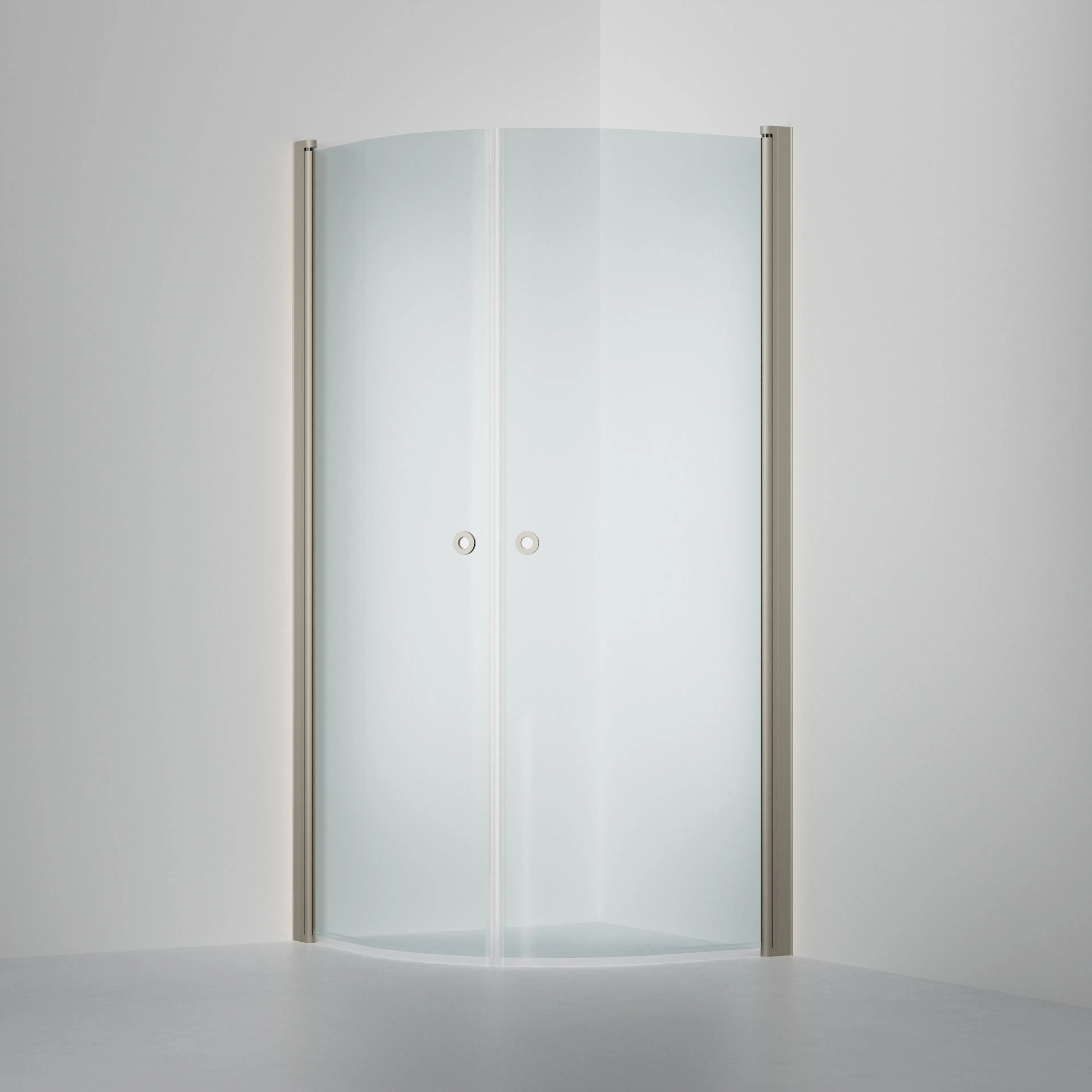 Duschvägg Linc Niagara 800x800 mm, Klarglas, Stone