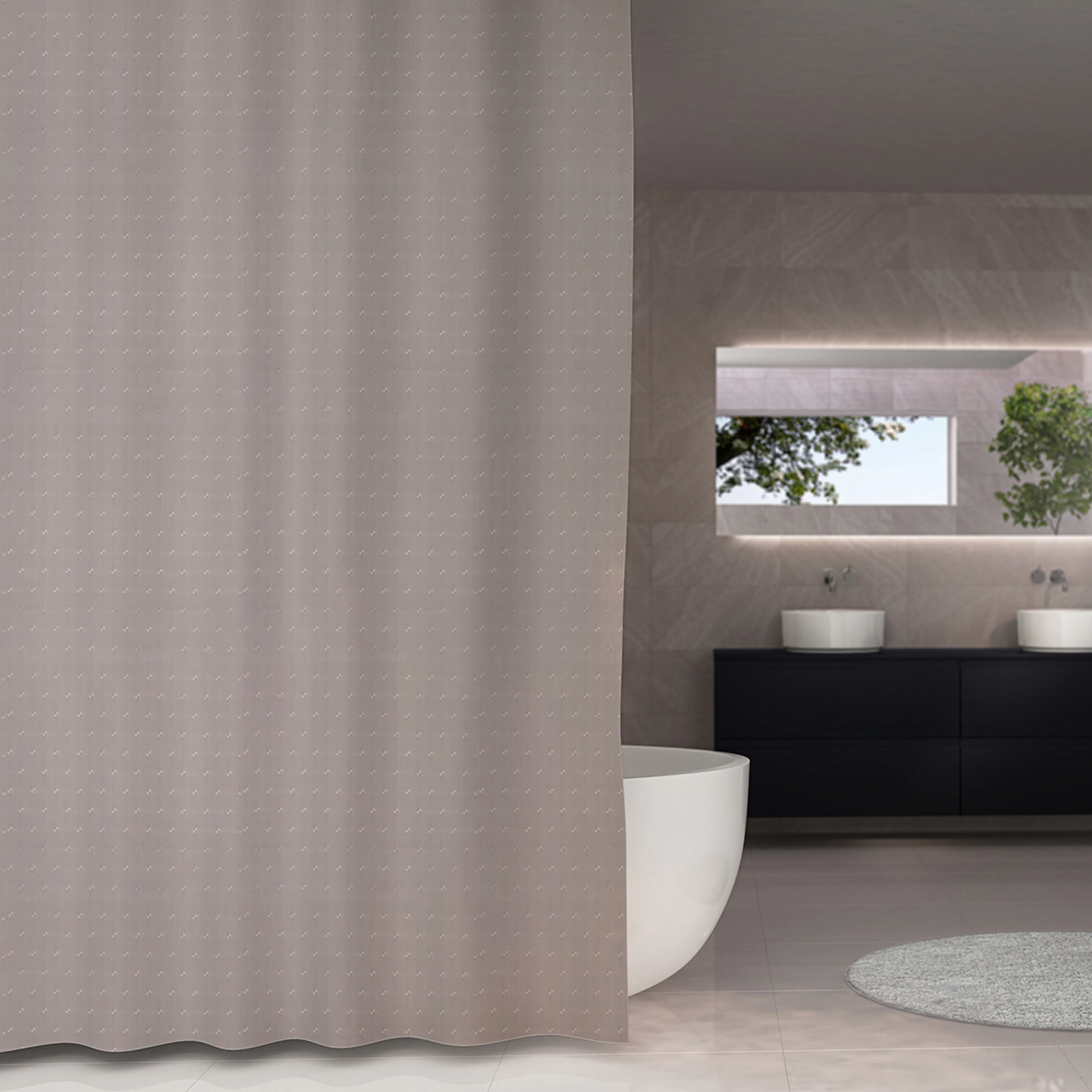 Duschdraperi Debel Dobby