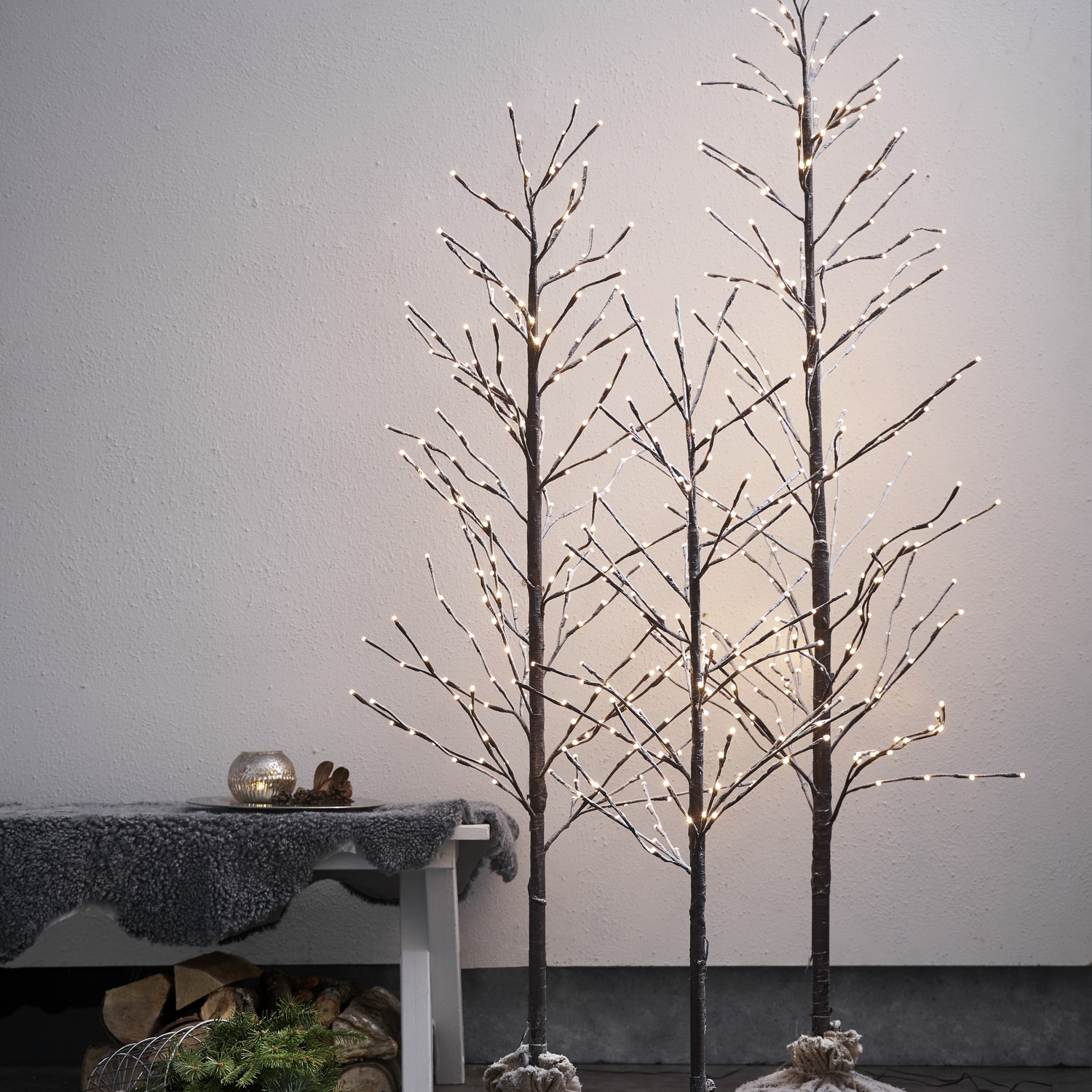 Ljusträd Star Trading Tobby Tree Brun