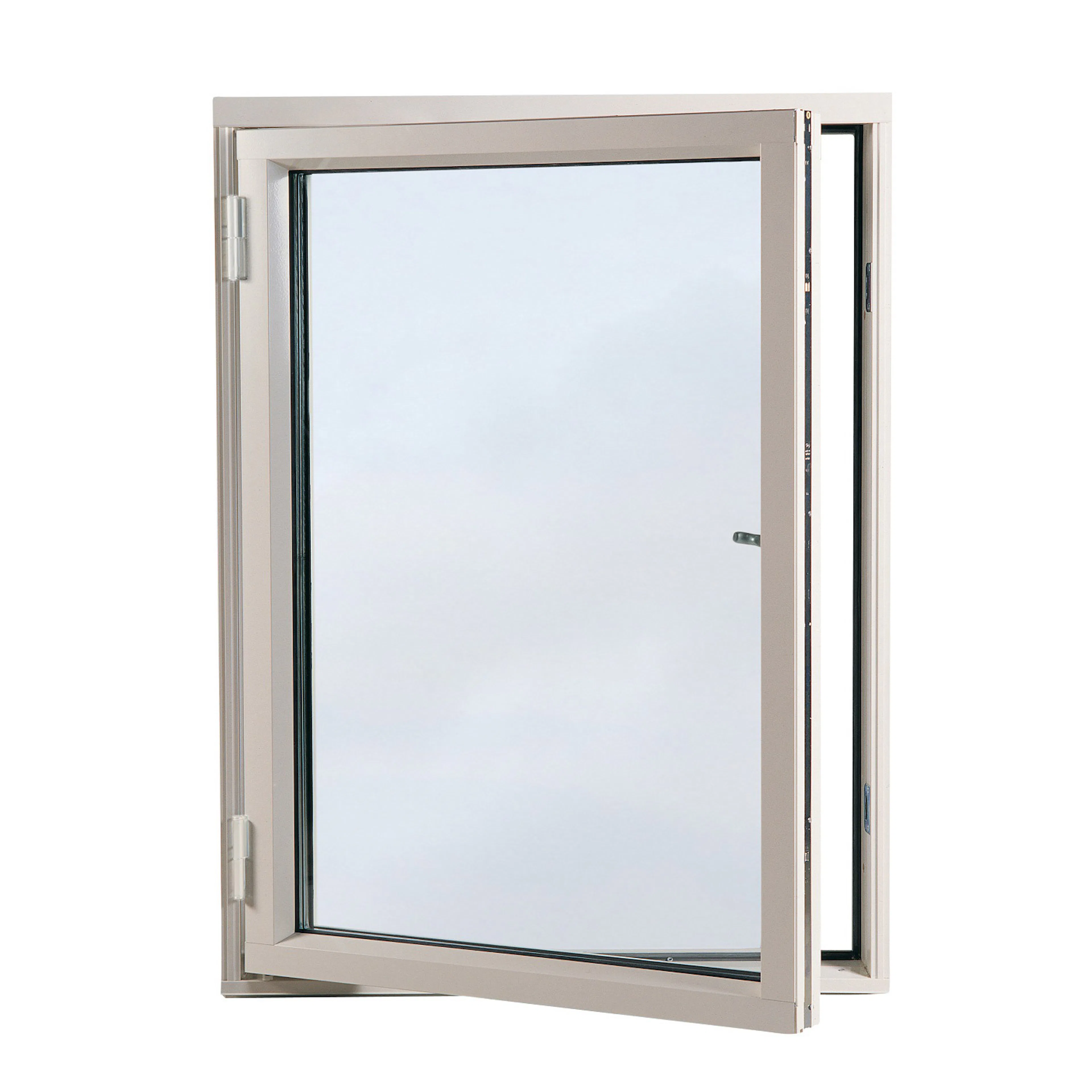 Elit Sidohängt Fönster AFS 10x19 Vit 3-Glas Alu 100 BxH: 100x190 cm
