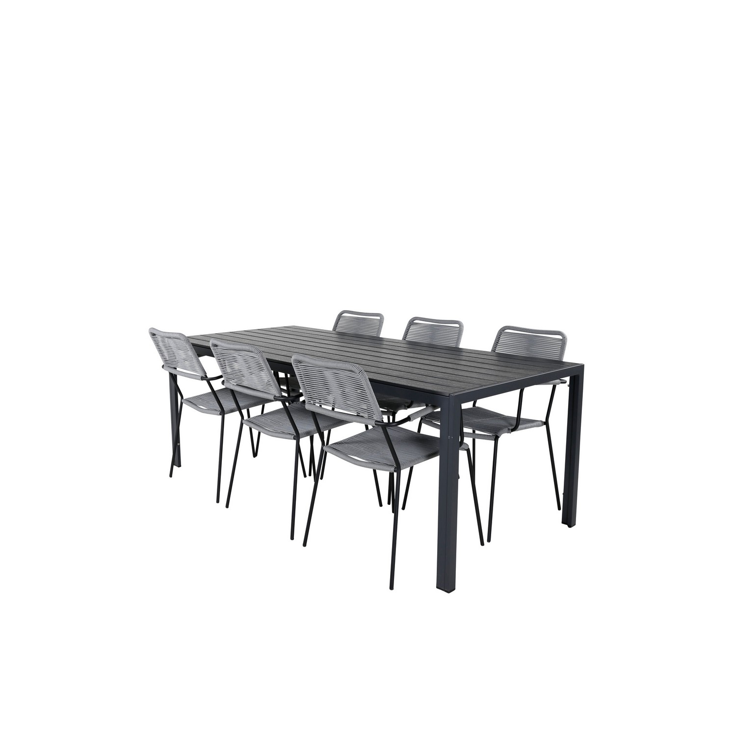 Matgrupp Venture Home Bront med 6 Leon Matstolar