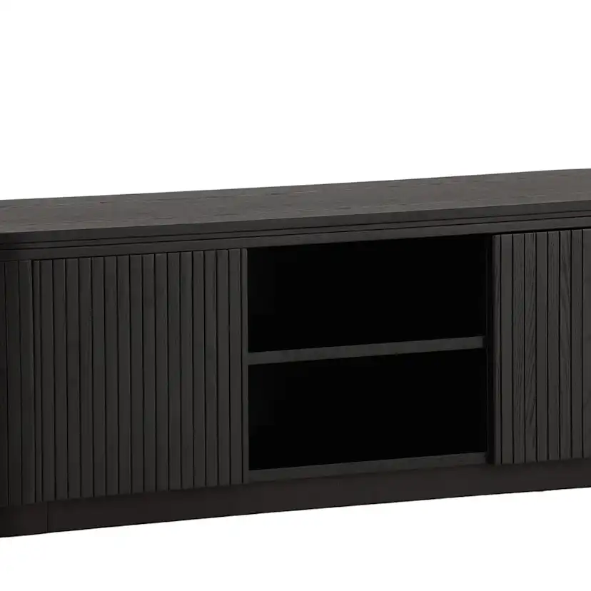 Mediamöbel Vind Fjällbacka Svart TV-Bänk/Sidobord MDF