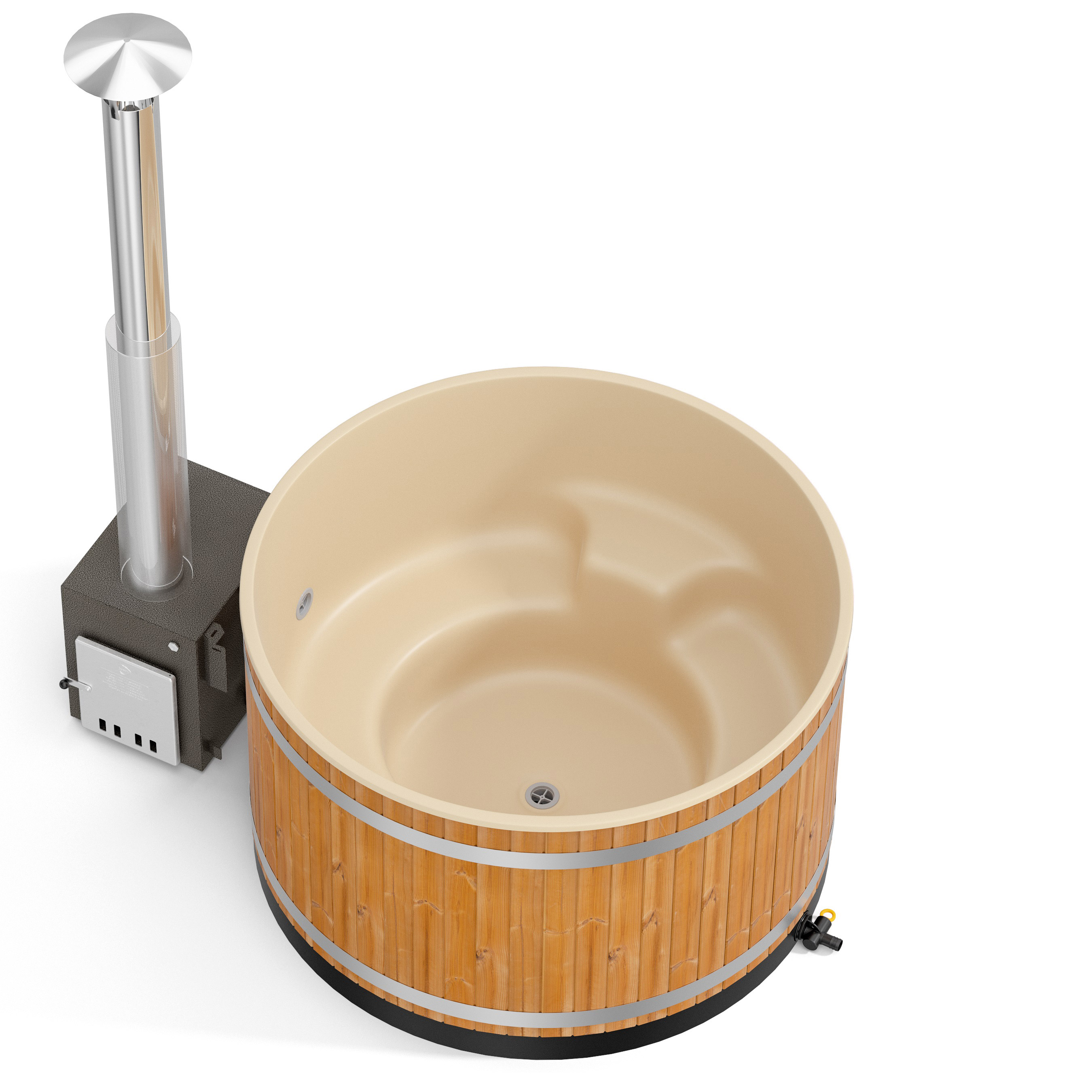 Kirami Comfort Steady M MACU Thermowood/CaramelBeige Färg ram: CaramelBeige, Färg kar: Thermowood