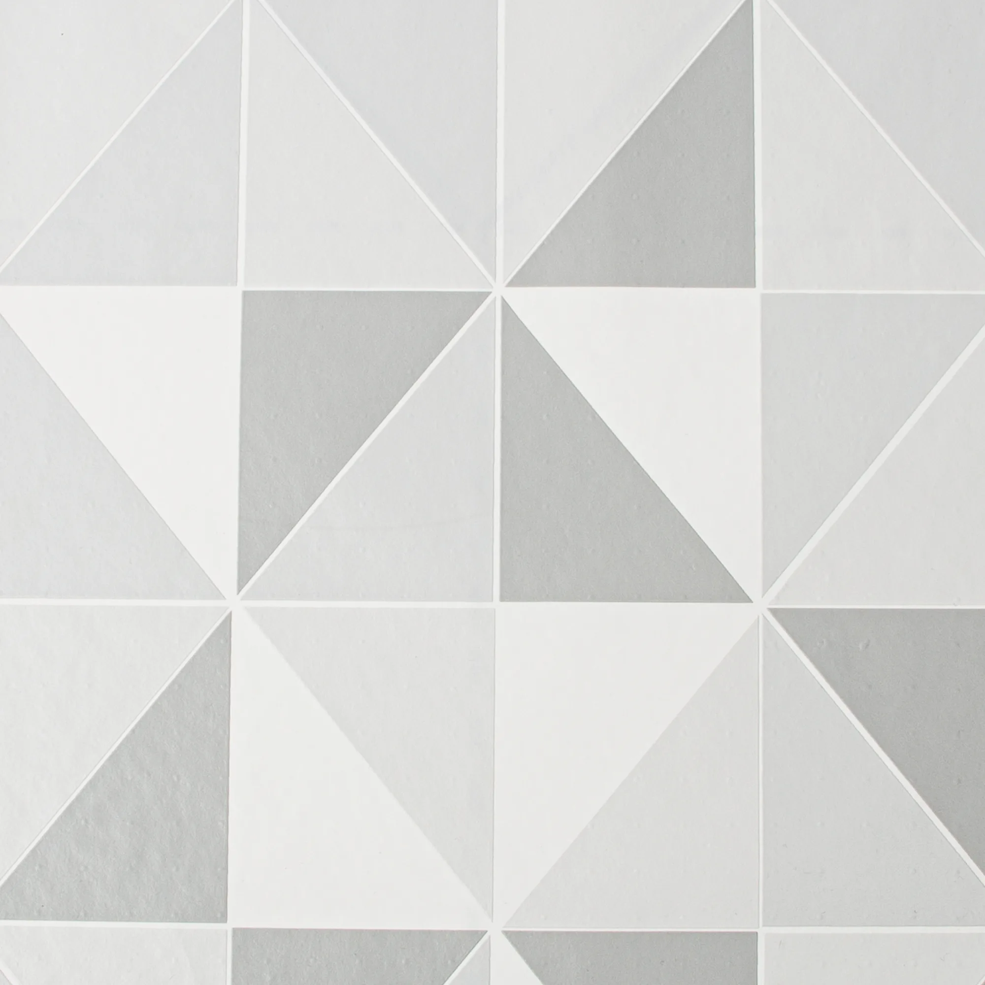 Tapet Contour Obelisk Tile Grå/Vit
