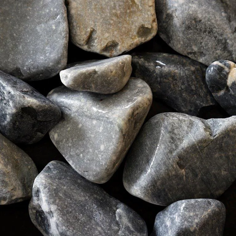 Dekorsten Magrab Krossprodukter Grå Pebbles 30-60 mm, 1000 kg Säck