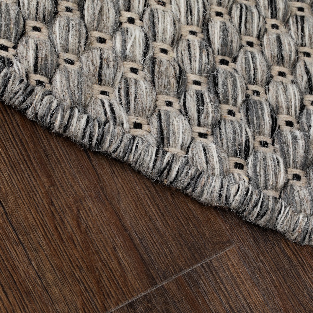 Handvävd Matta KM Carpets Torekov Rund Ull