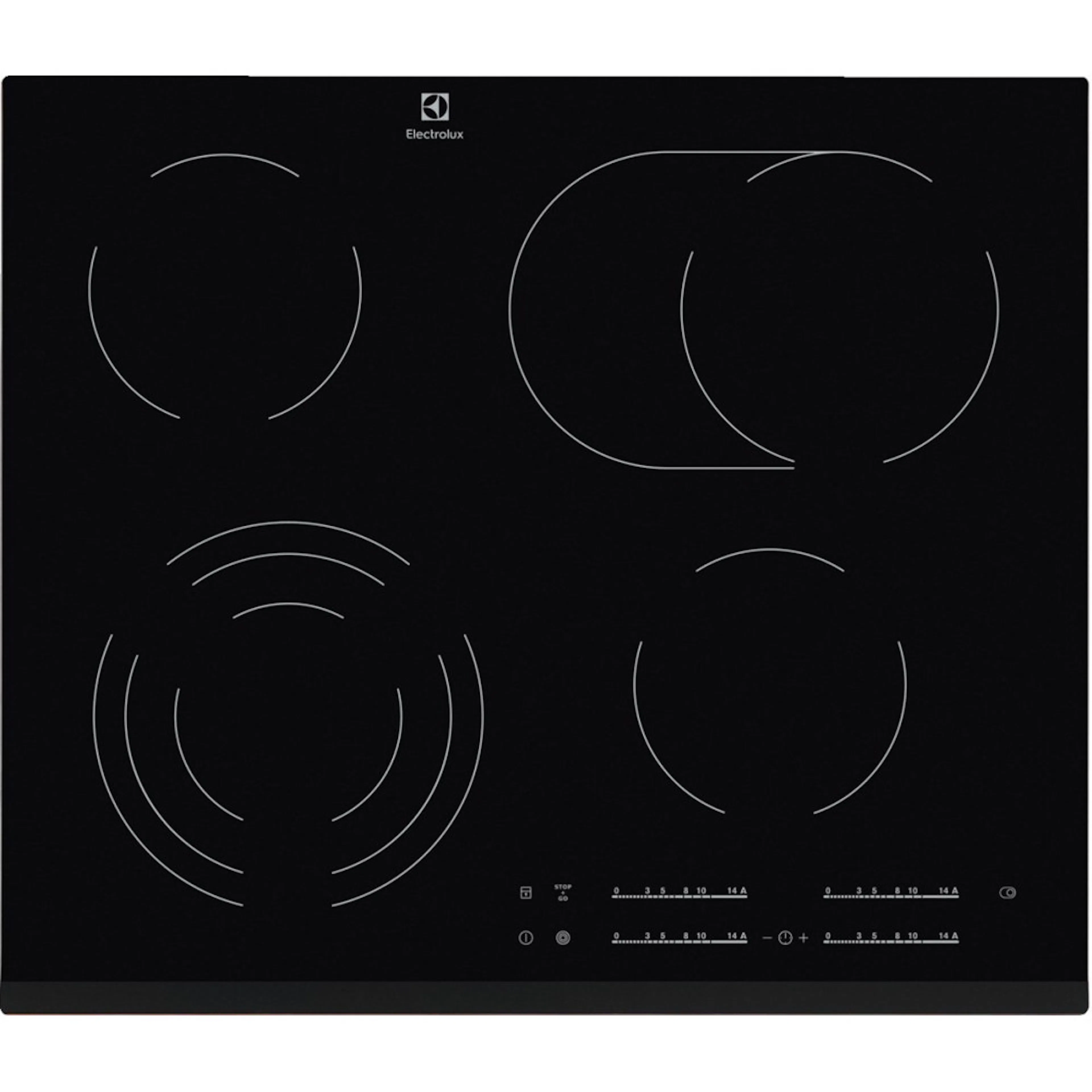 Glaskeramikhäll Electrolux HOC650F 300 60 cm