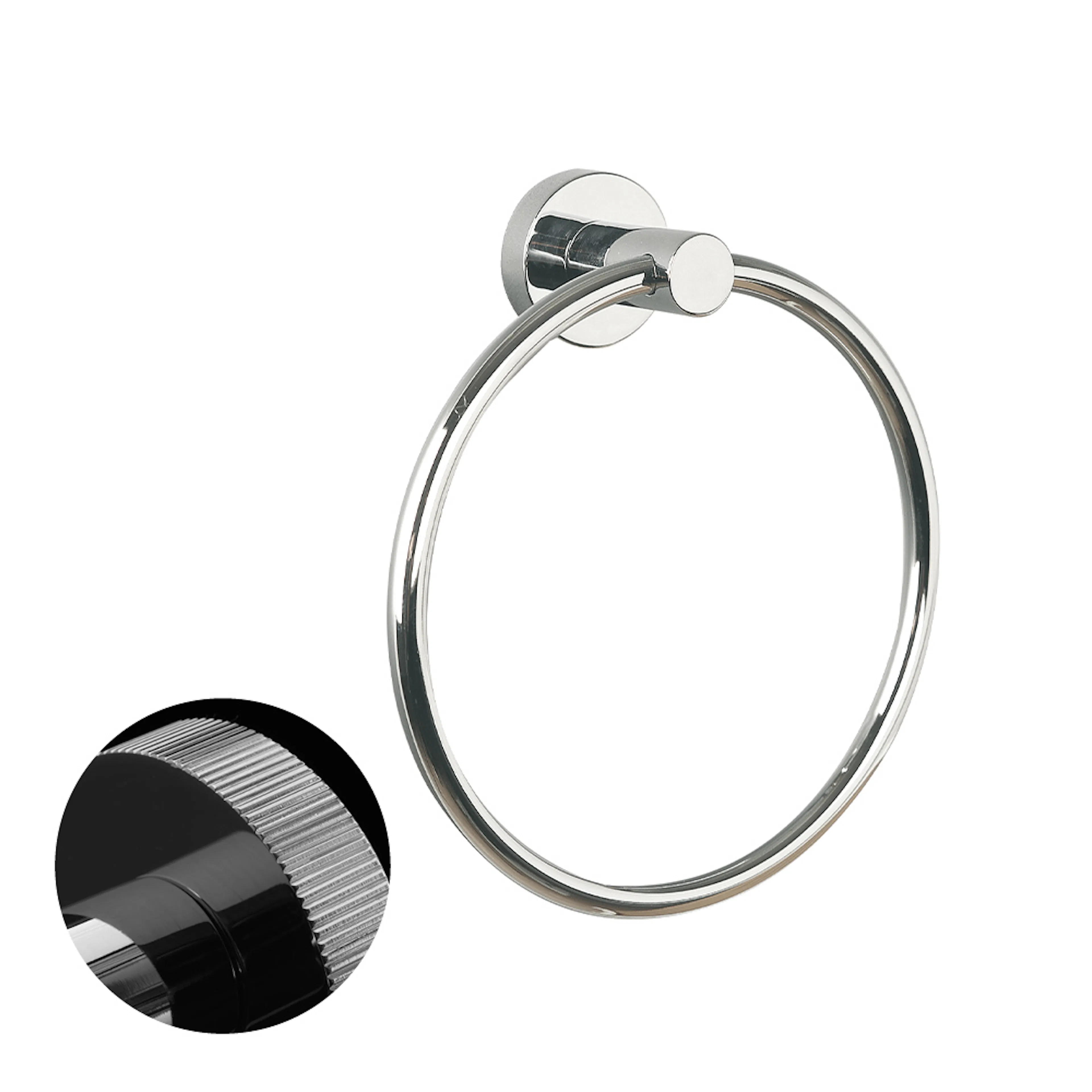 Bond Groove Handduksring, krom Krom