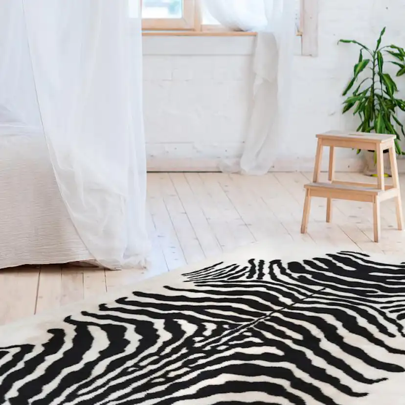 Middville Matta Rsoni Svart/Vit 160x230 cm 160x230 cm, Svart/Vit