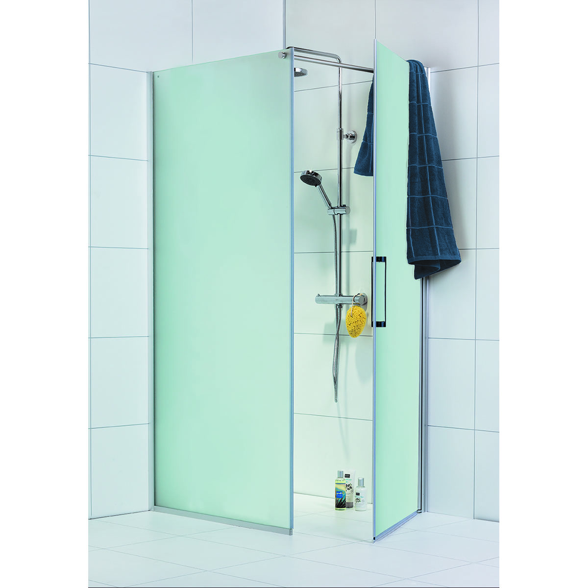 Duschhörna Noro Frost Concept Frostat Glas