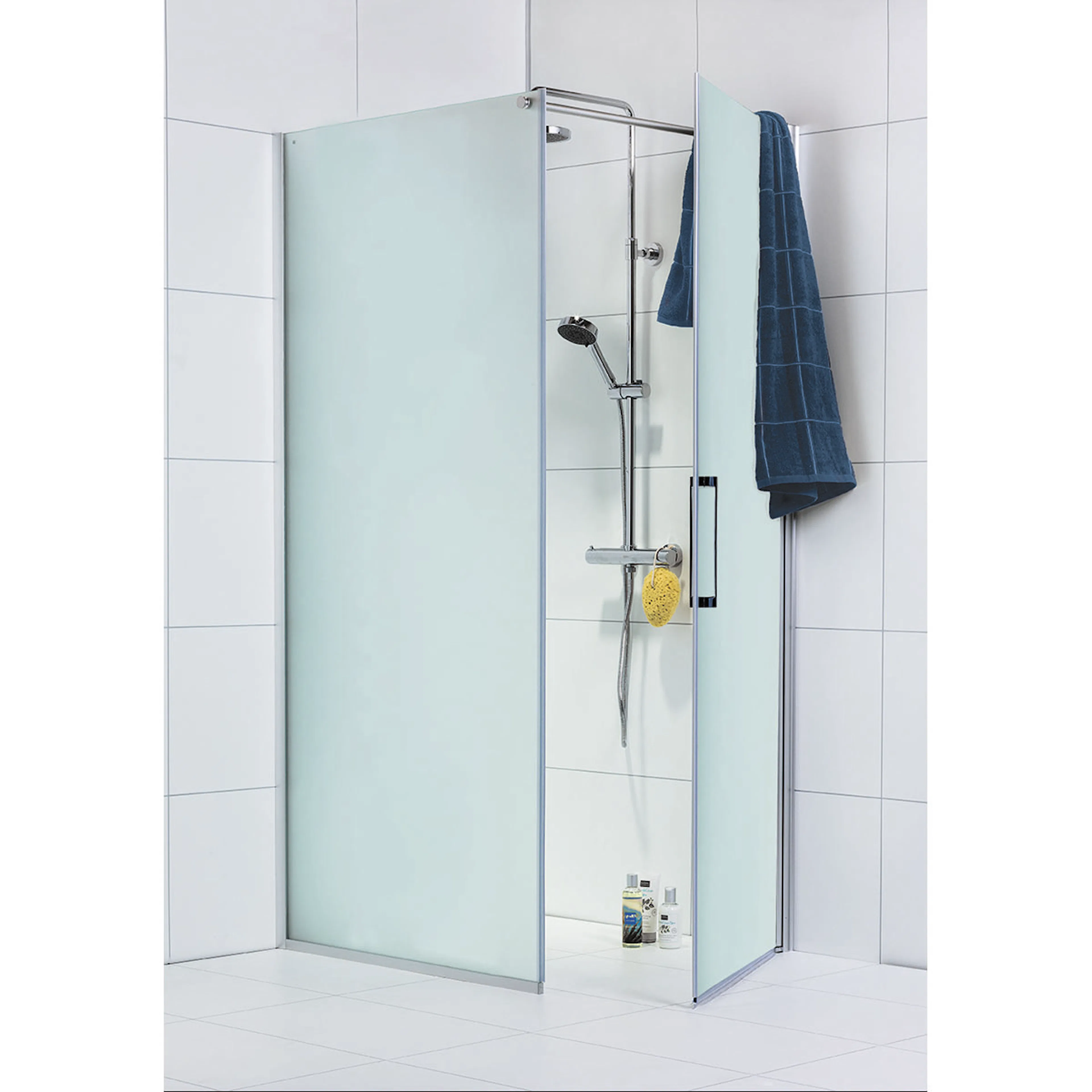Duschhörna Noro Frost Concept Frostat Glas