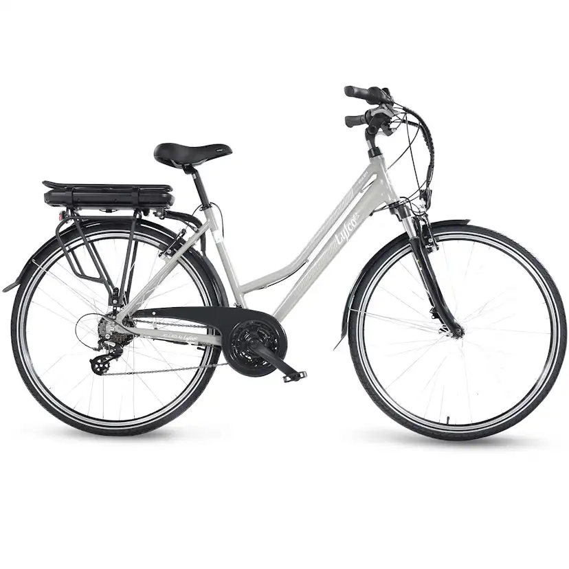 Elcykel Lyfco Dam 28" - Ellen 10,4 Ah Silver