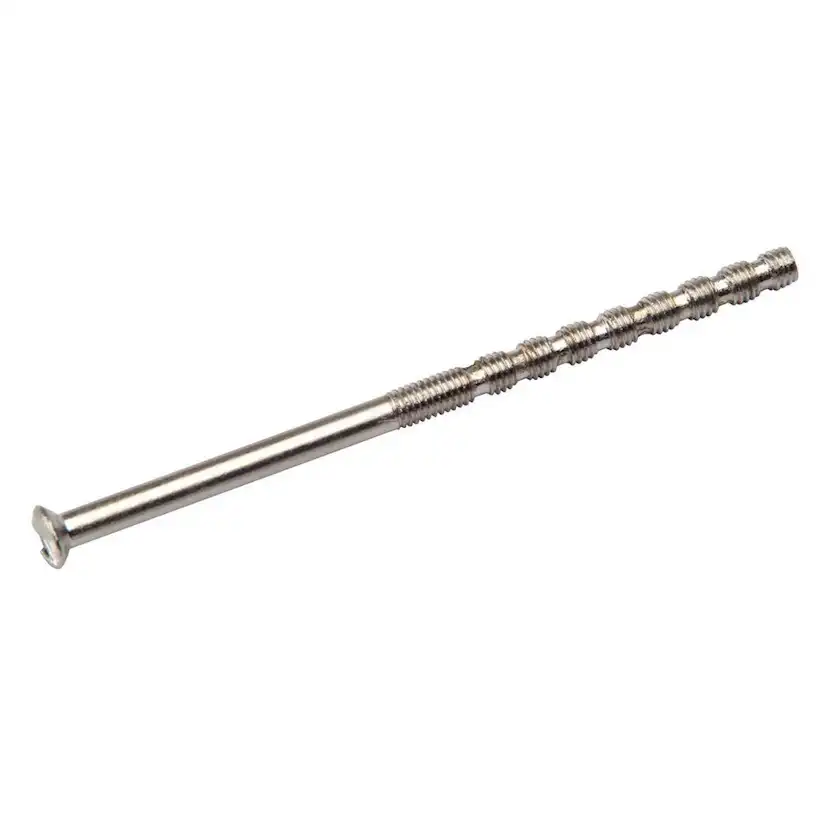 Envägsskruv Millers M5 95 mm Blank Nickel