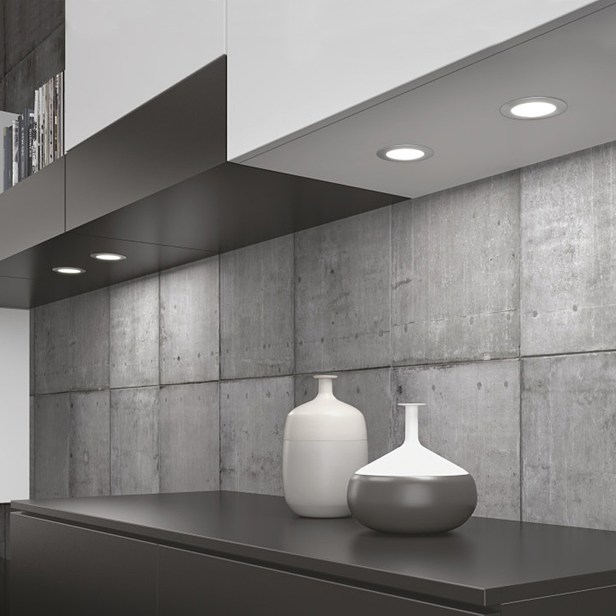 LED-Spot Beslag Design Date Rostfri Look