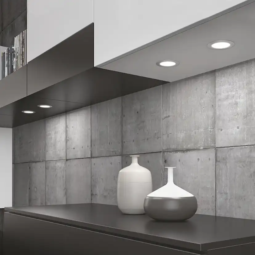 LED-Spot Beslag Design Date Rostfri Look