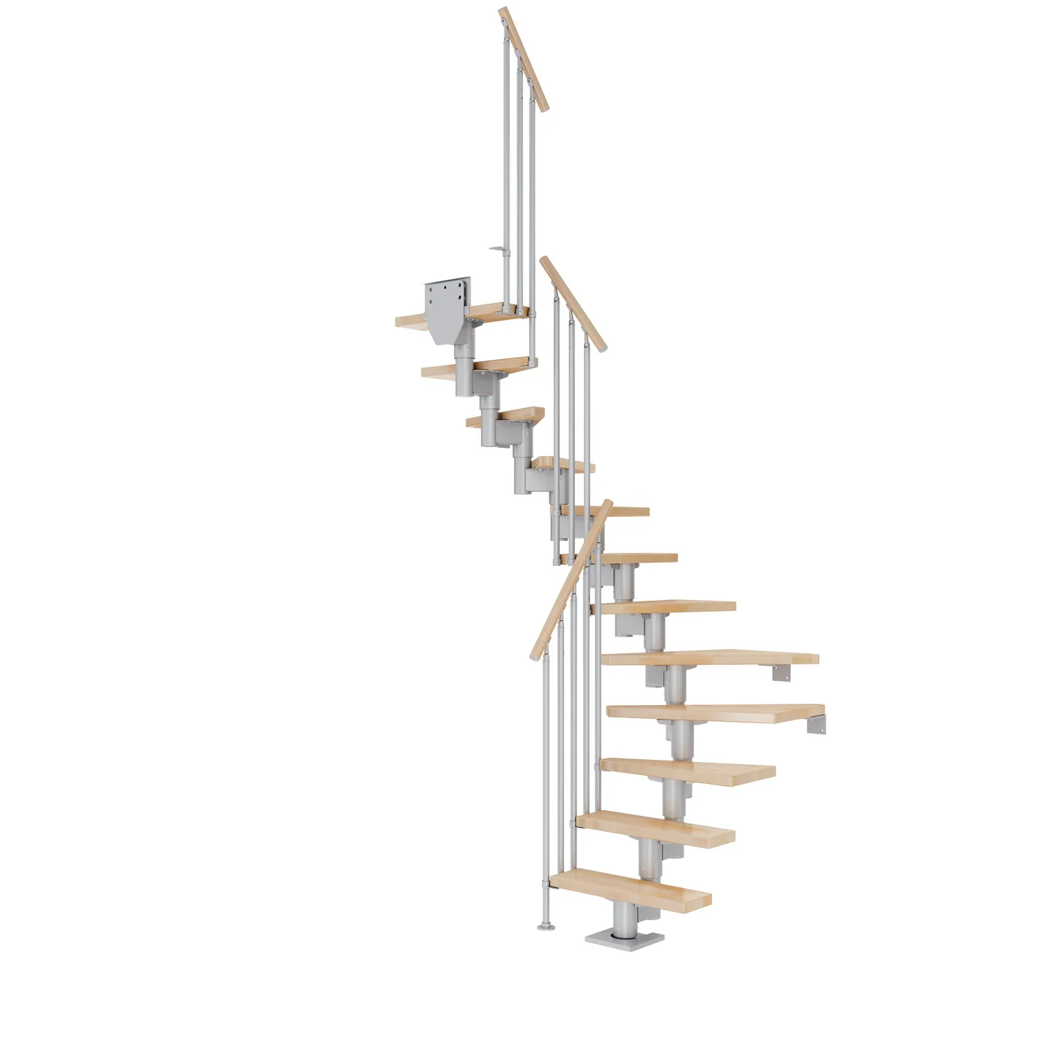 Spartrappa Dolle Dublin Bok Steg 1/2 Svängd Classic III Räcke