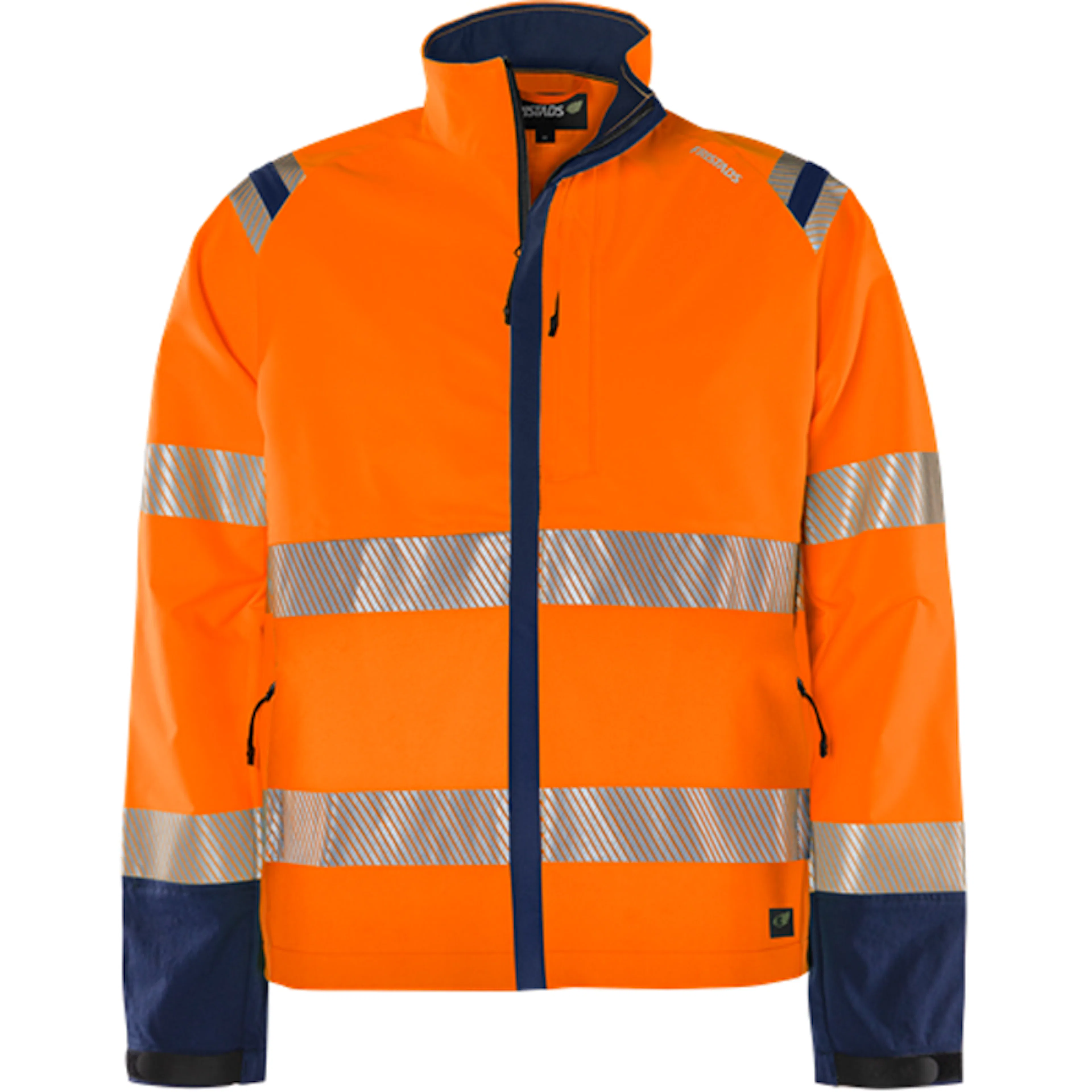 Varselorange/Marinblå