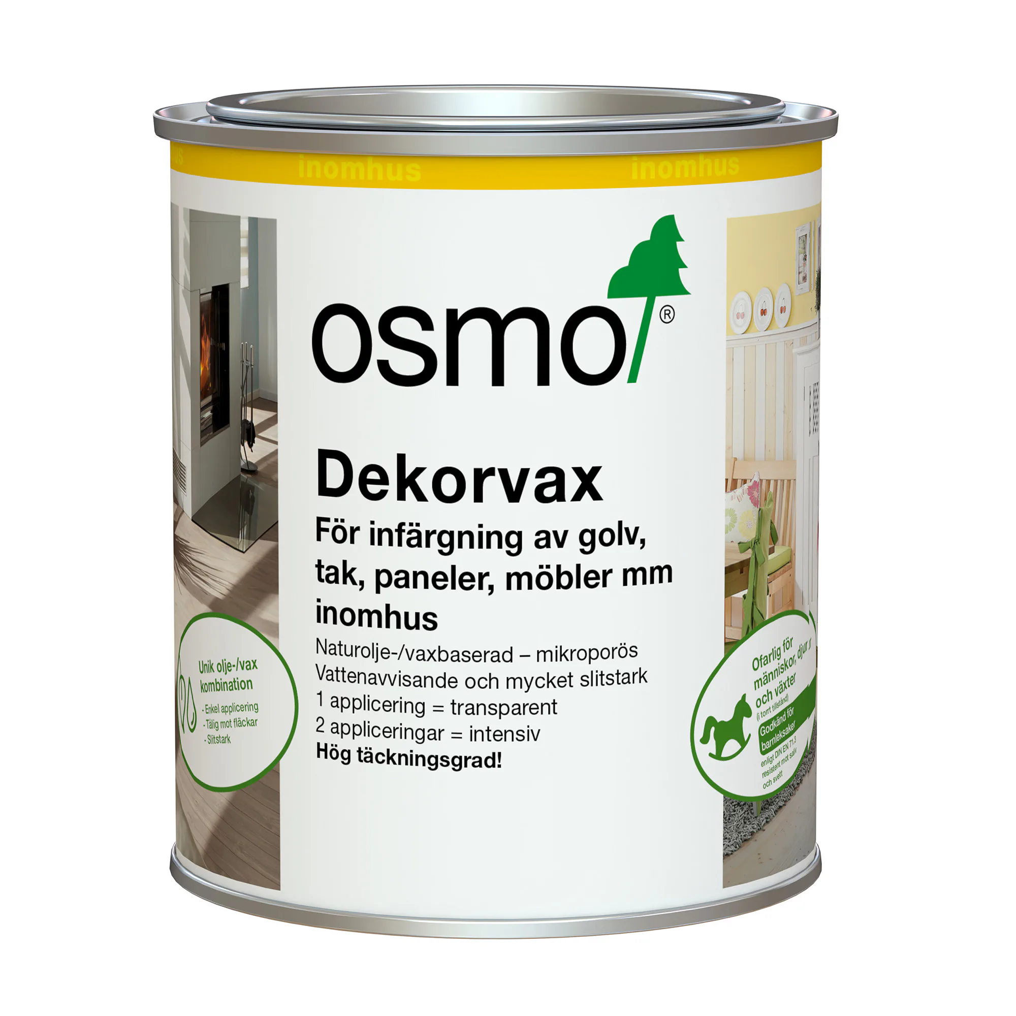 OSMO 3188 Dekorvax Snö 0,75 liter 0,75 liter
