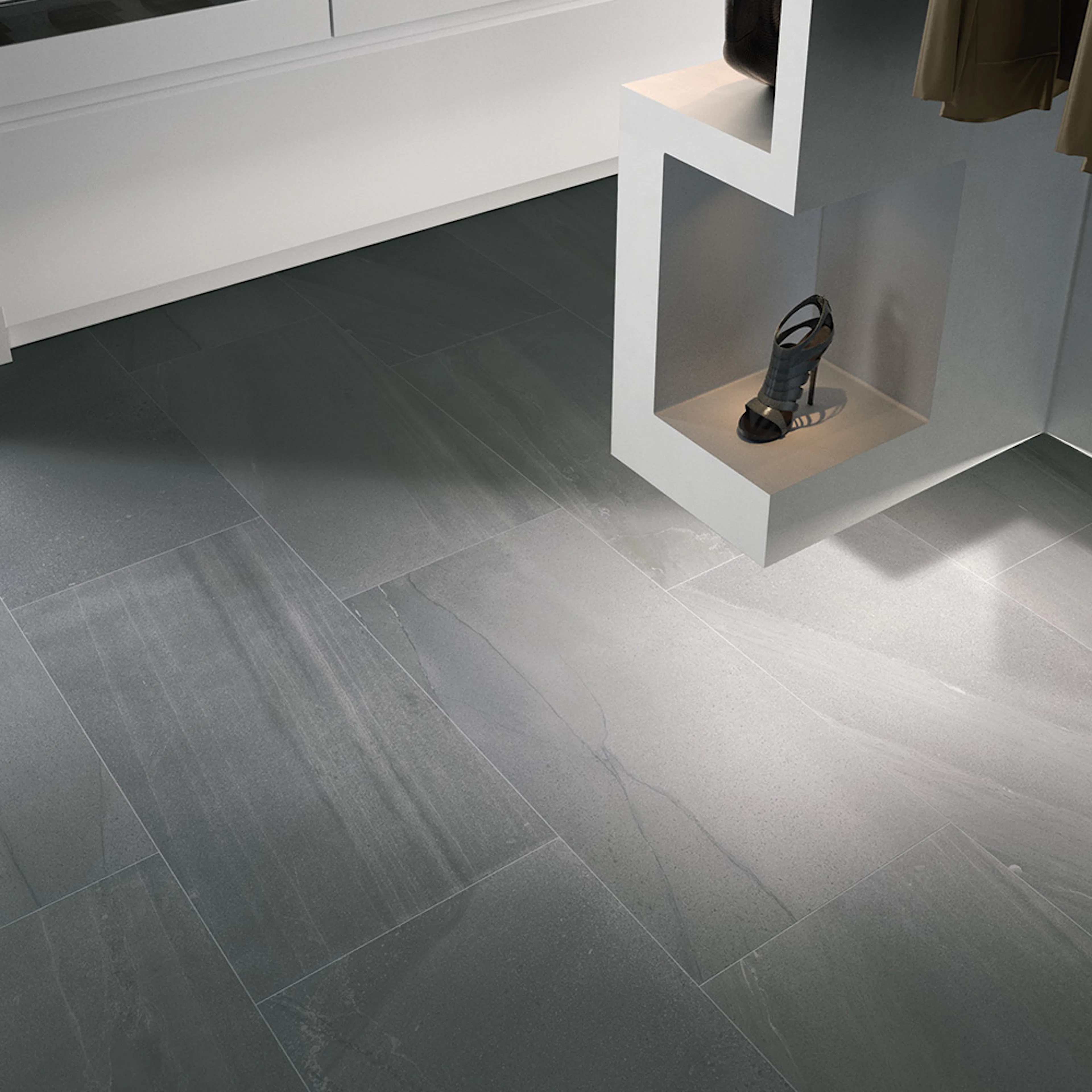 Klinker Konradssons Pietra Di Basalto Nero Svart 30x30 cm
