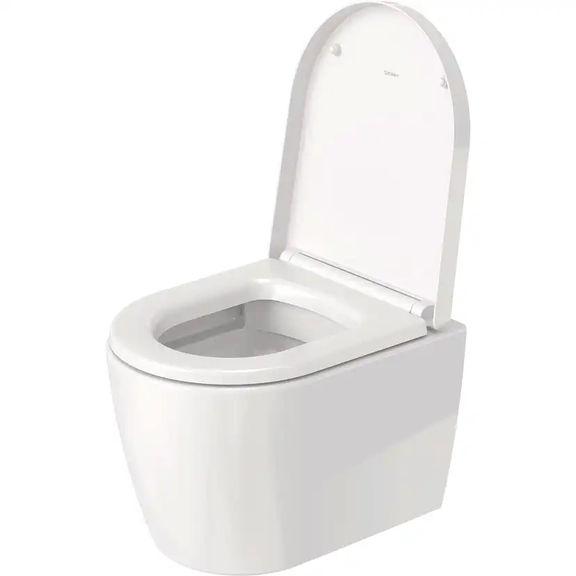 Vägghängd Toalettstol Duravit ME by Starck Rimless 253009 inkl Toalettsits