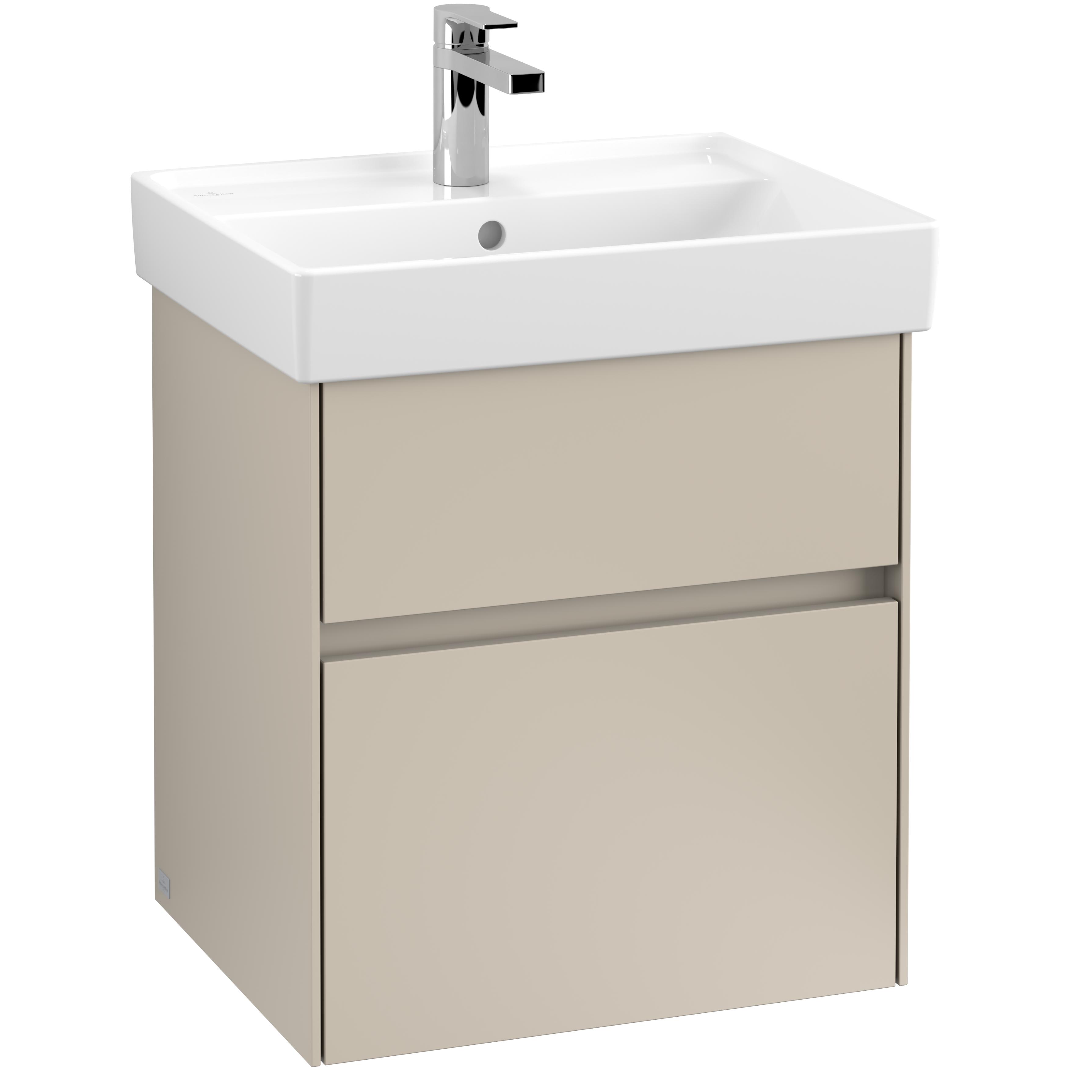 Tvättställsskåp Villeroy & Boch Collaro med 2 Lådor för Inbyggt Tvättställ