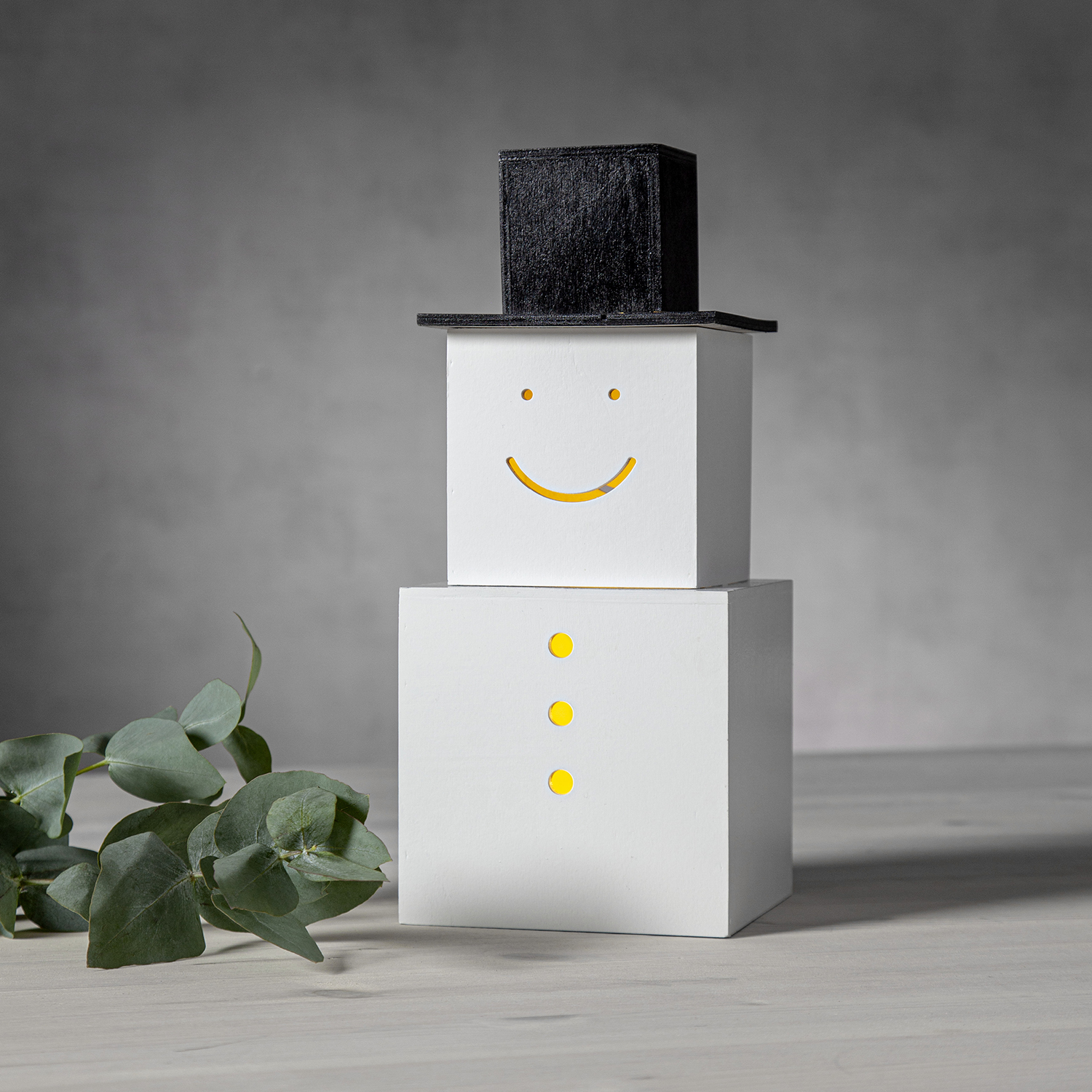 Snögubbe Star Trading i Trä