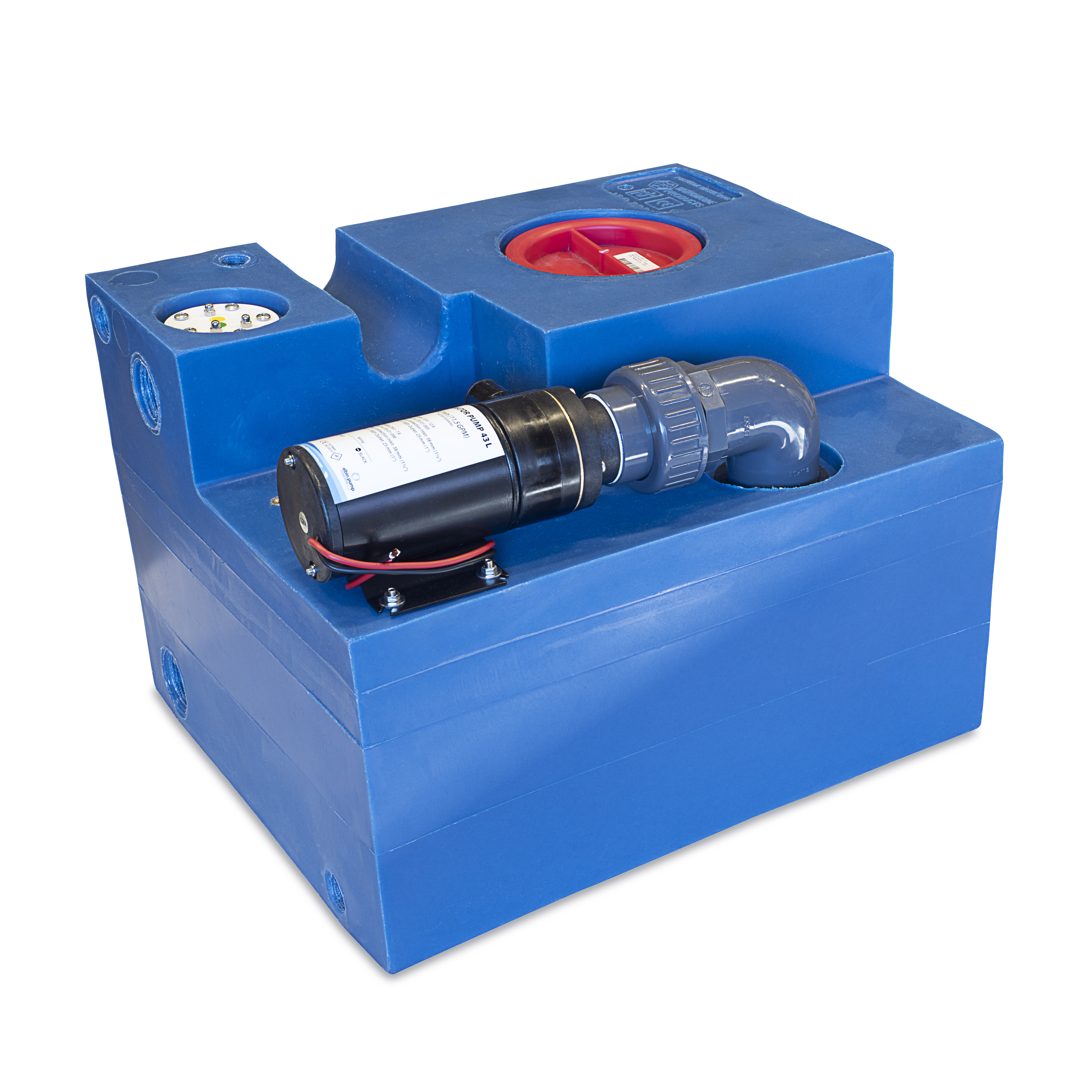 Svartvattentank Albin Group Marine 47L CPL Macerator 12V